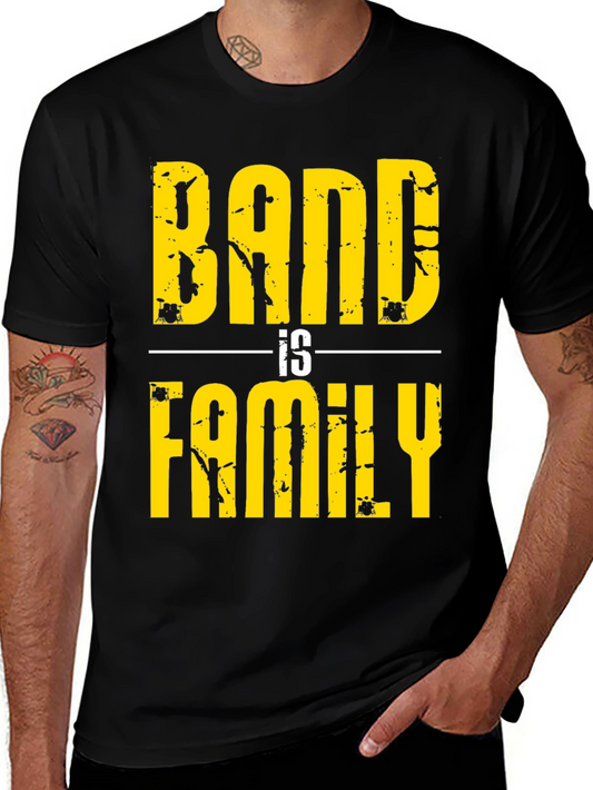 Band is Family Graphic Tee - Black