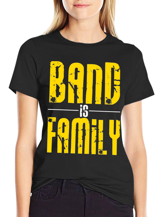 Band is Family Graphic Tee - Black