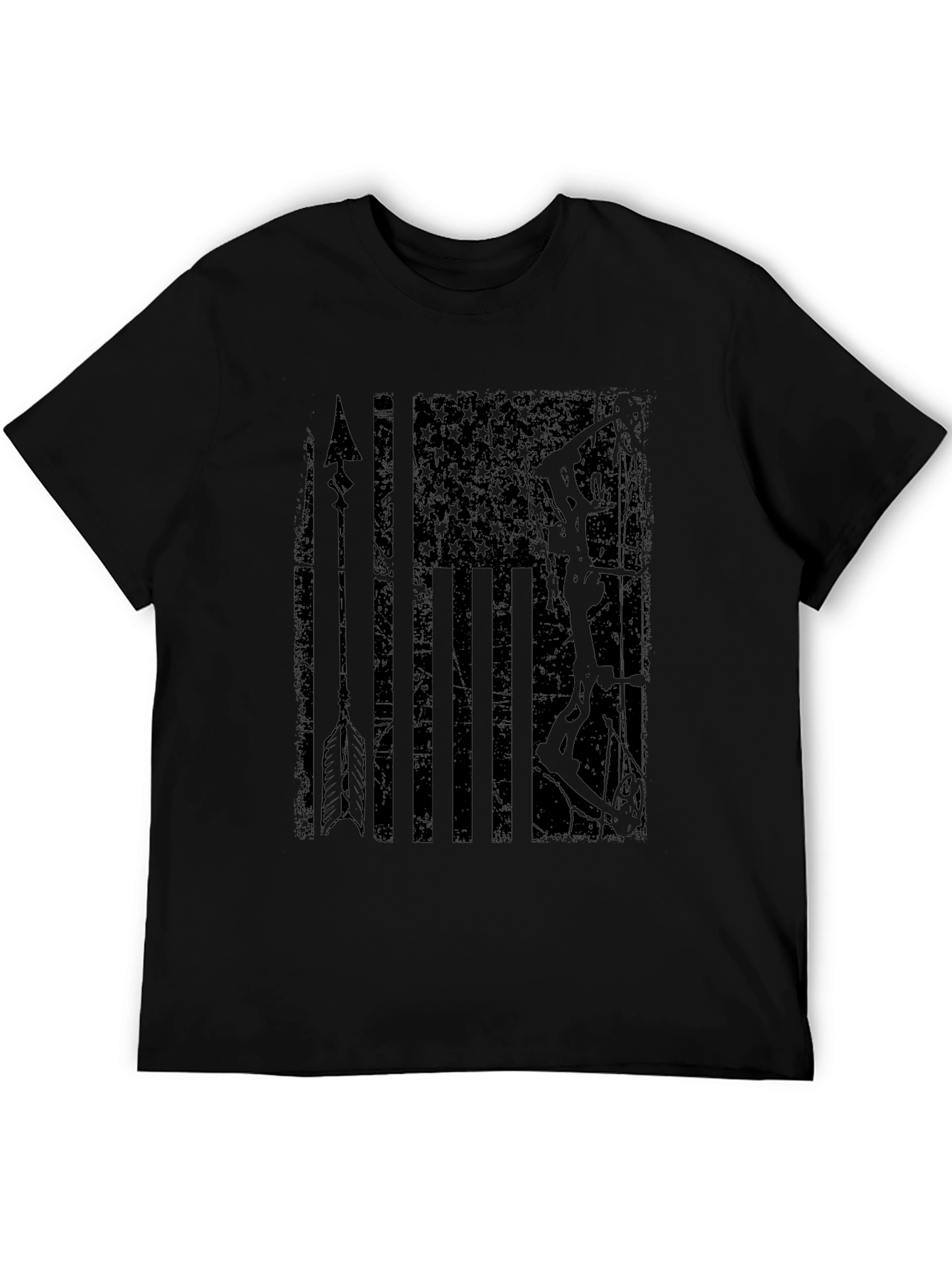 American Flag Bow Hunting T-Shirt