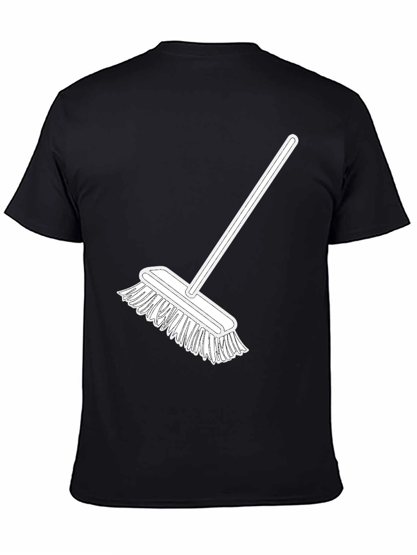 Broom Graphic Tee - Clean Style