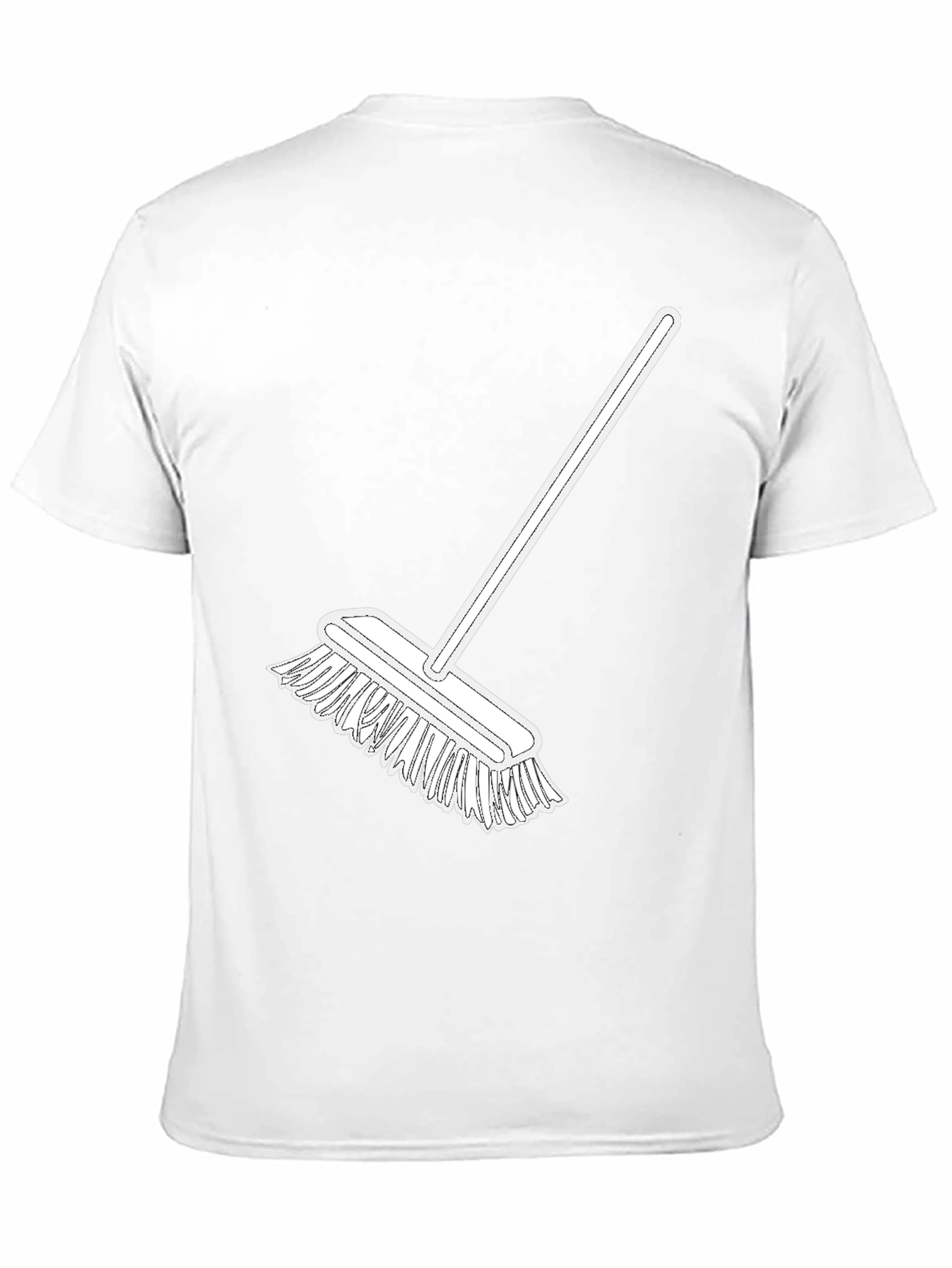 Broom Graphic Tee - Clean Style