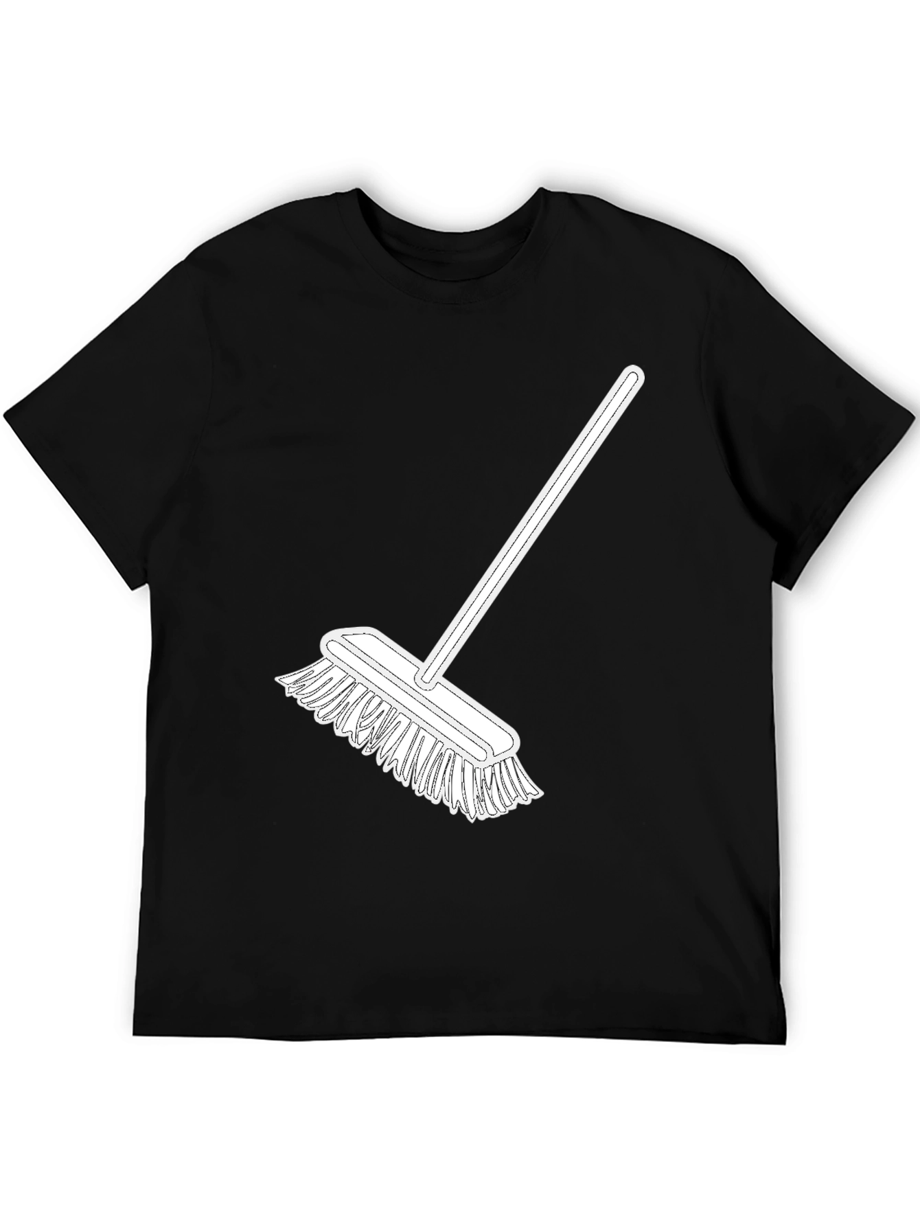 Broom Graphic Tee - Clean Style