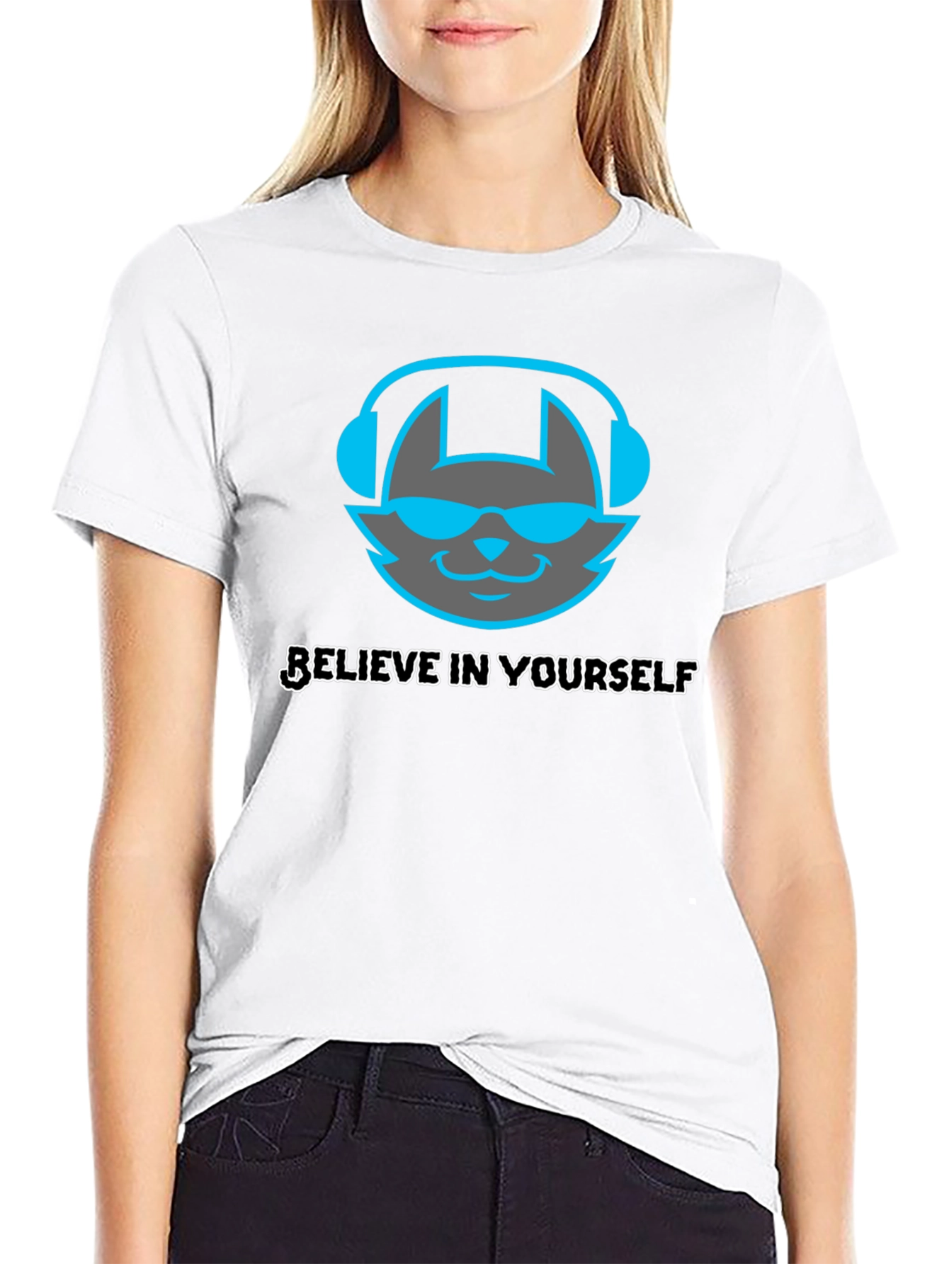 Believe in Yourself Cat T-Shirt