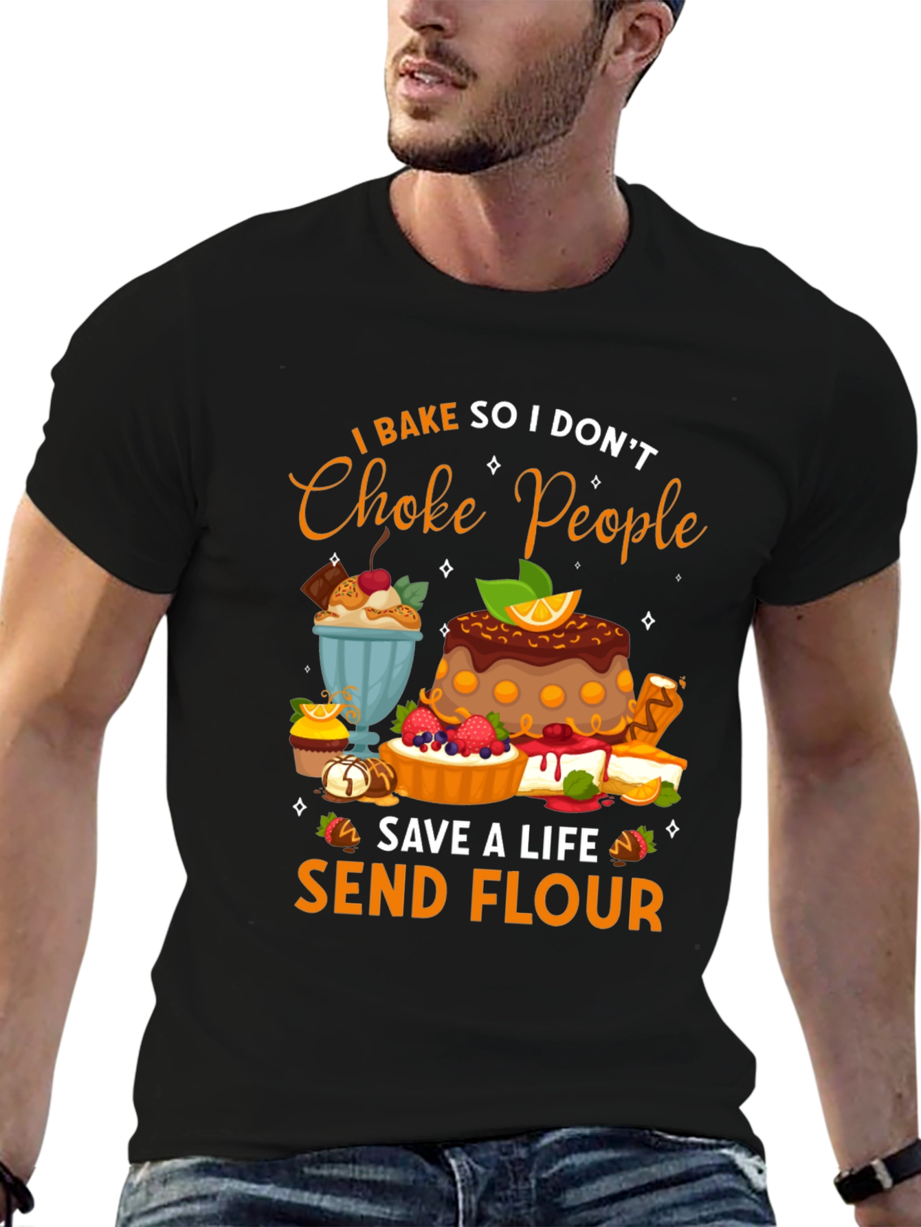 I Bake So I Dont Choke People T-Shirt