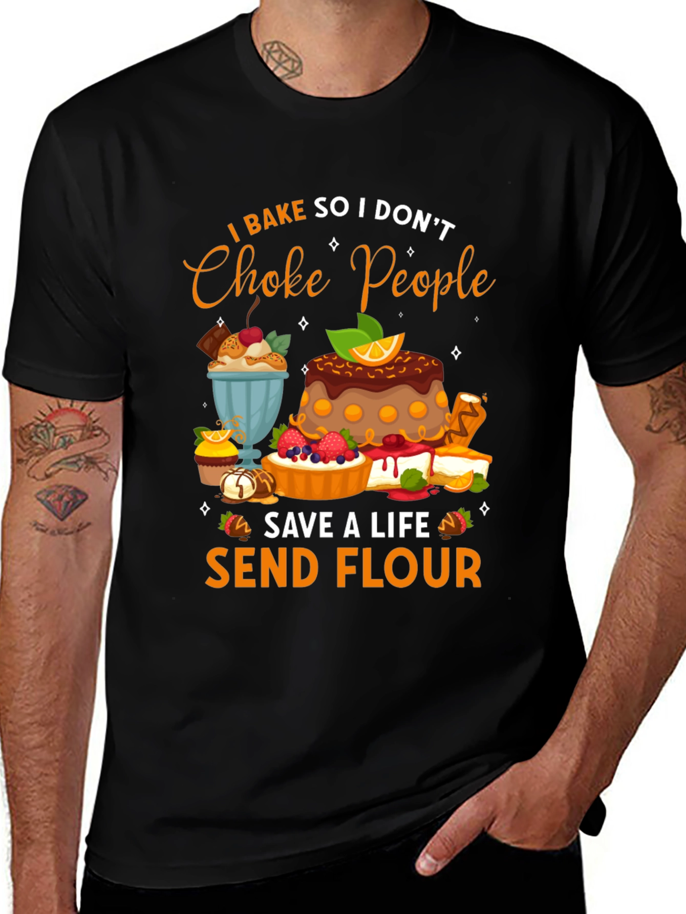 I Bake So I Dont Choke People T-Shirt