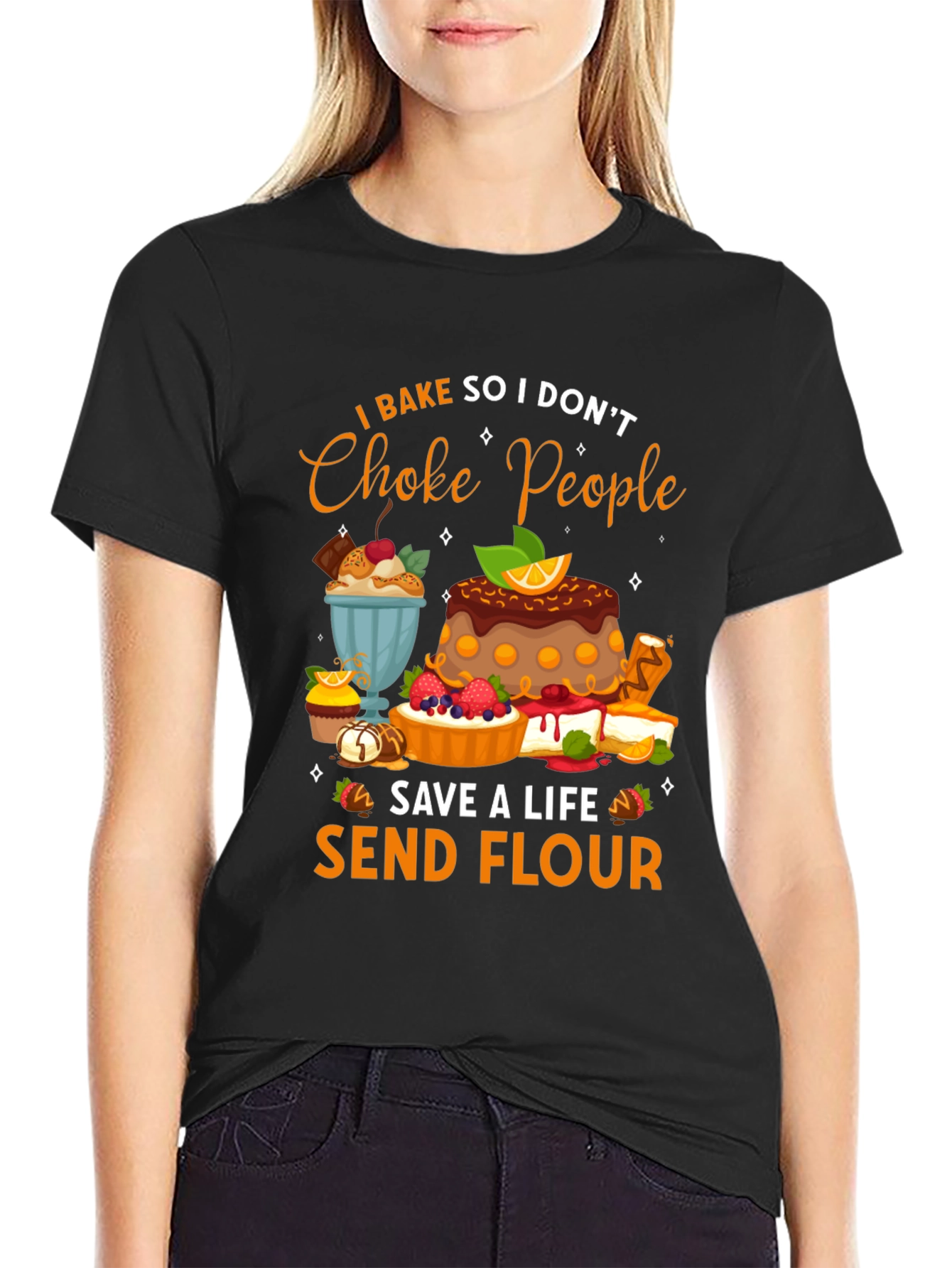 I Bake So I Dont Choke People T-Shirt
