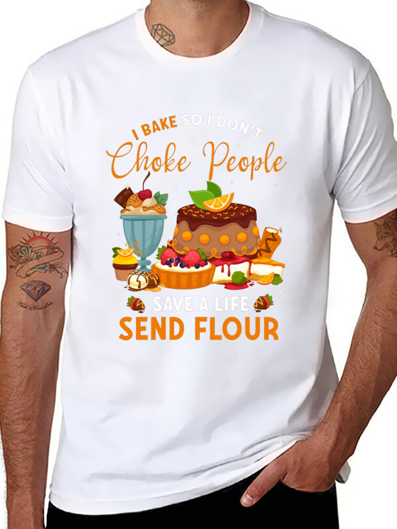 I Bake So I Dont Choke People T-Shirt