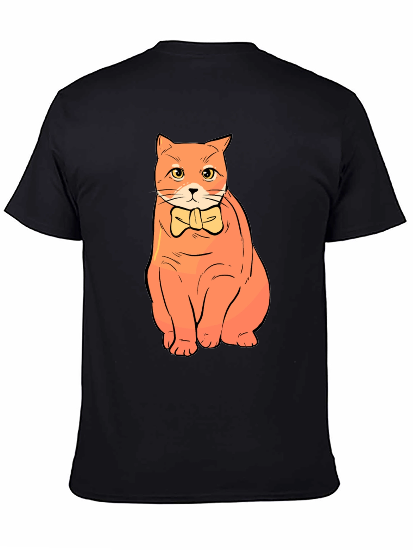 Cat Bowtie T-Shirt - Stylish Graphic Tee