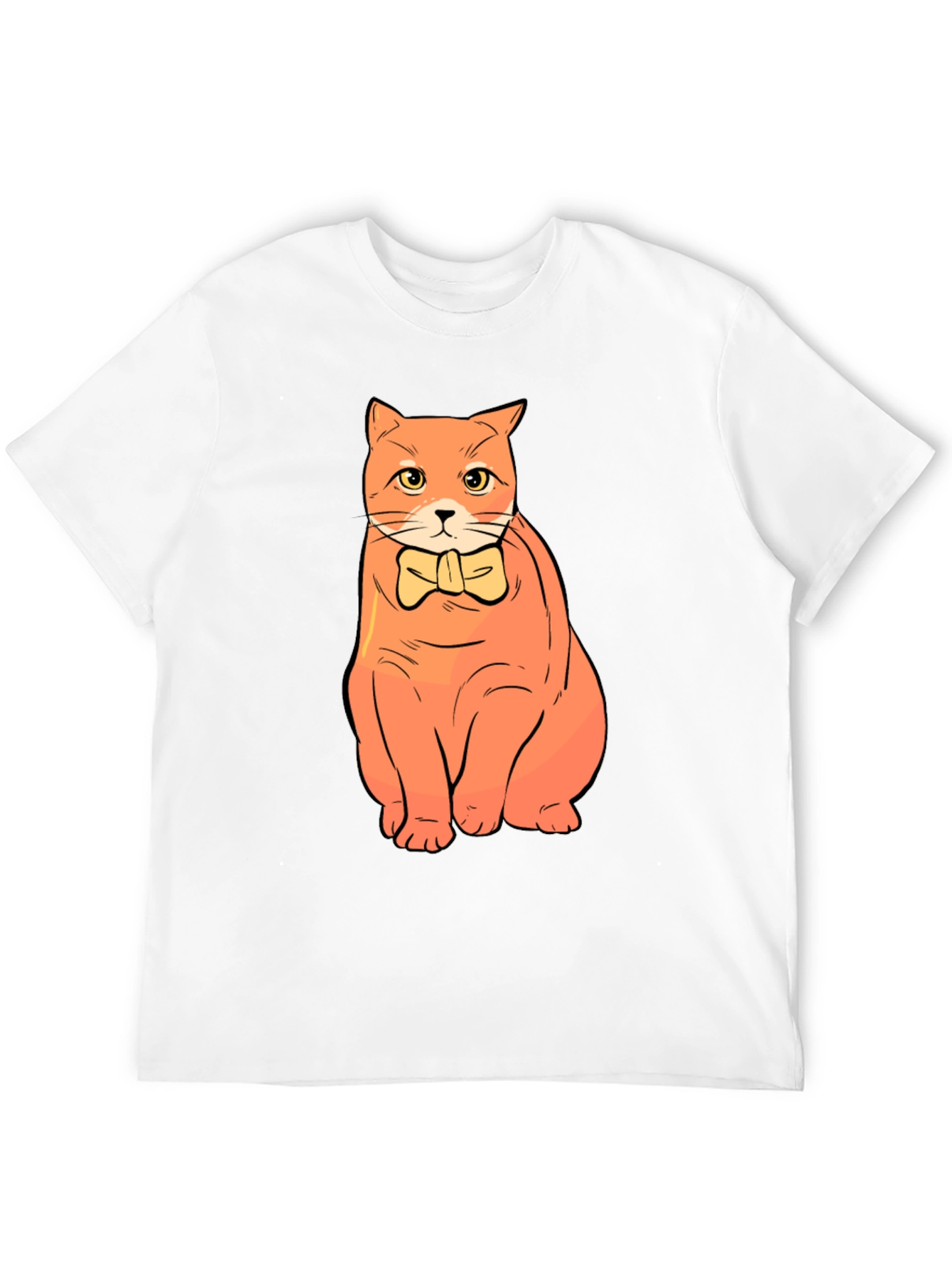 Cat Bowtie T-Shirt - Stylish Graphic Tee