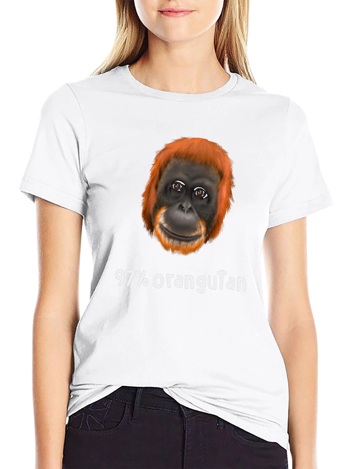 Orangutan Tee - 97% Human Funny T-Shirt