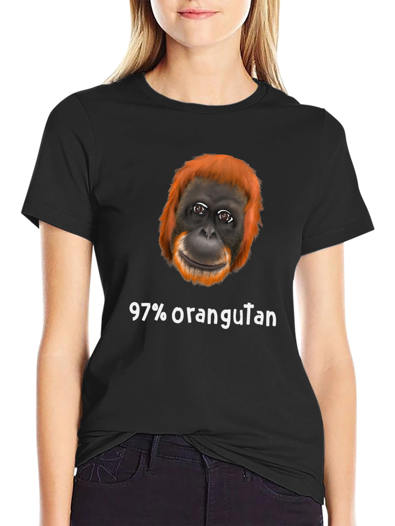 Orangutan Tee - 97% Human Funny T-Shirt