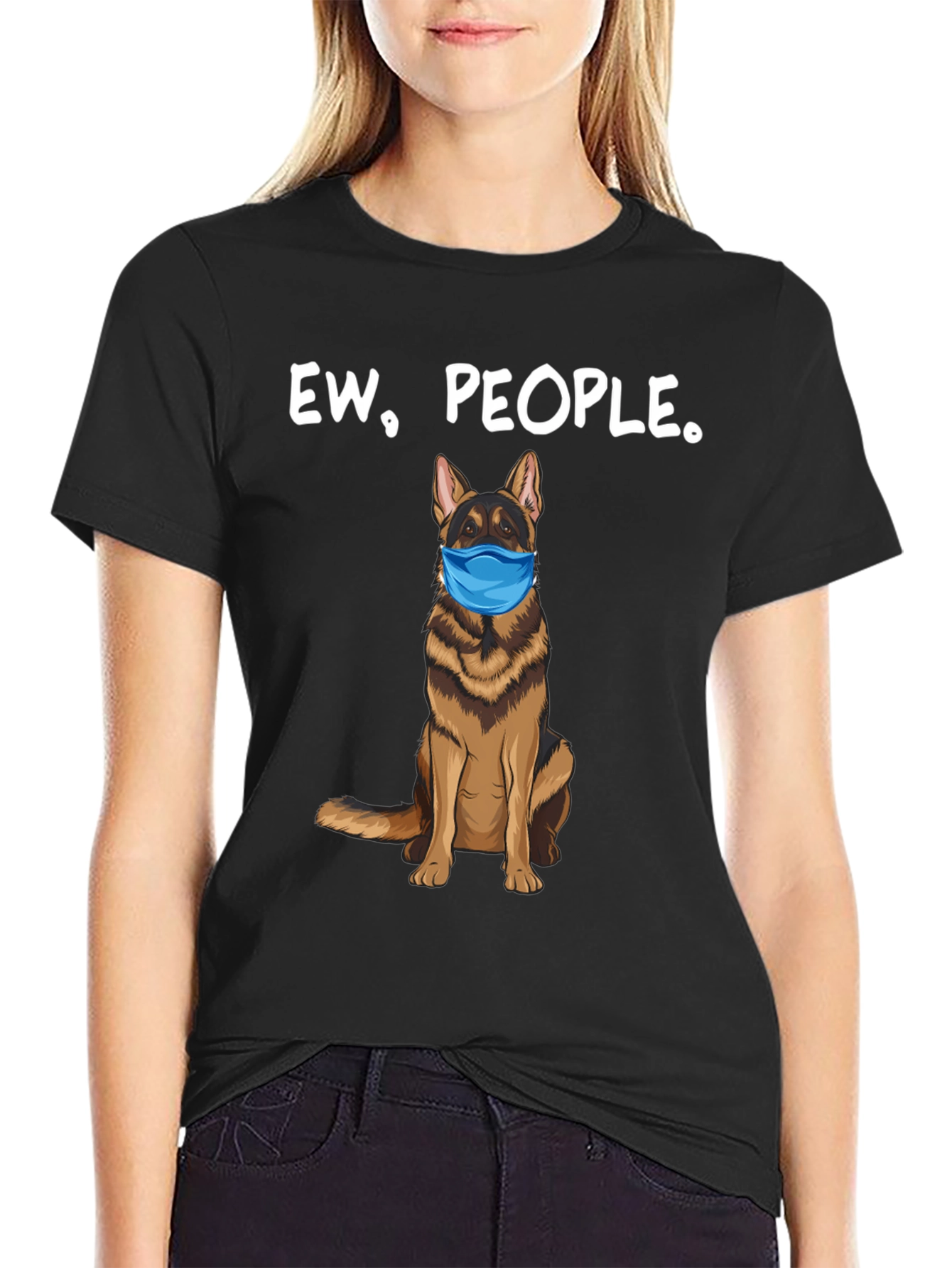 Ew People. Dog Graphic T-Shirt