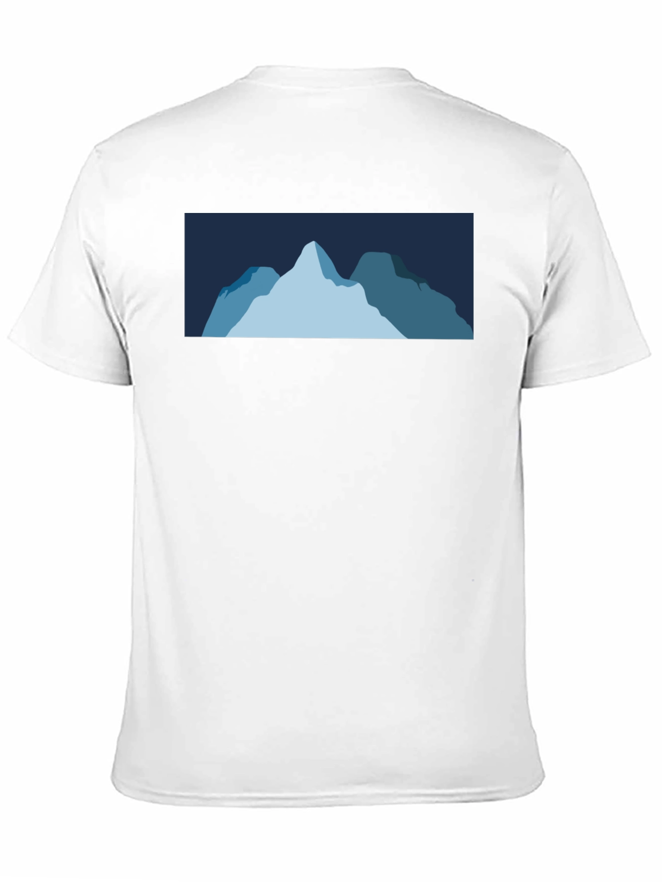 Mountain Graphic Tee - Black Cotton Blend