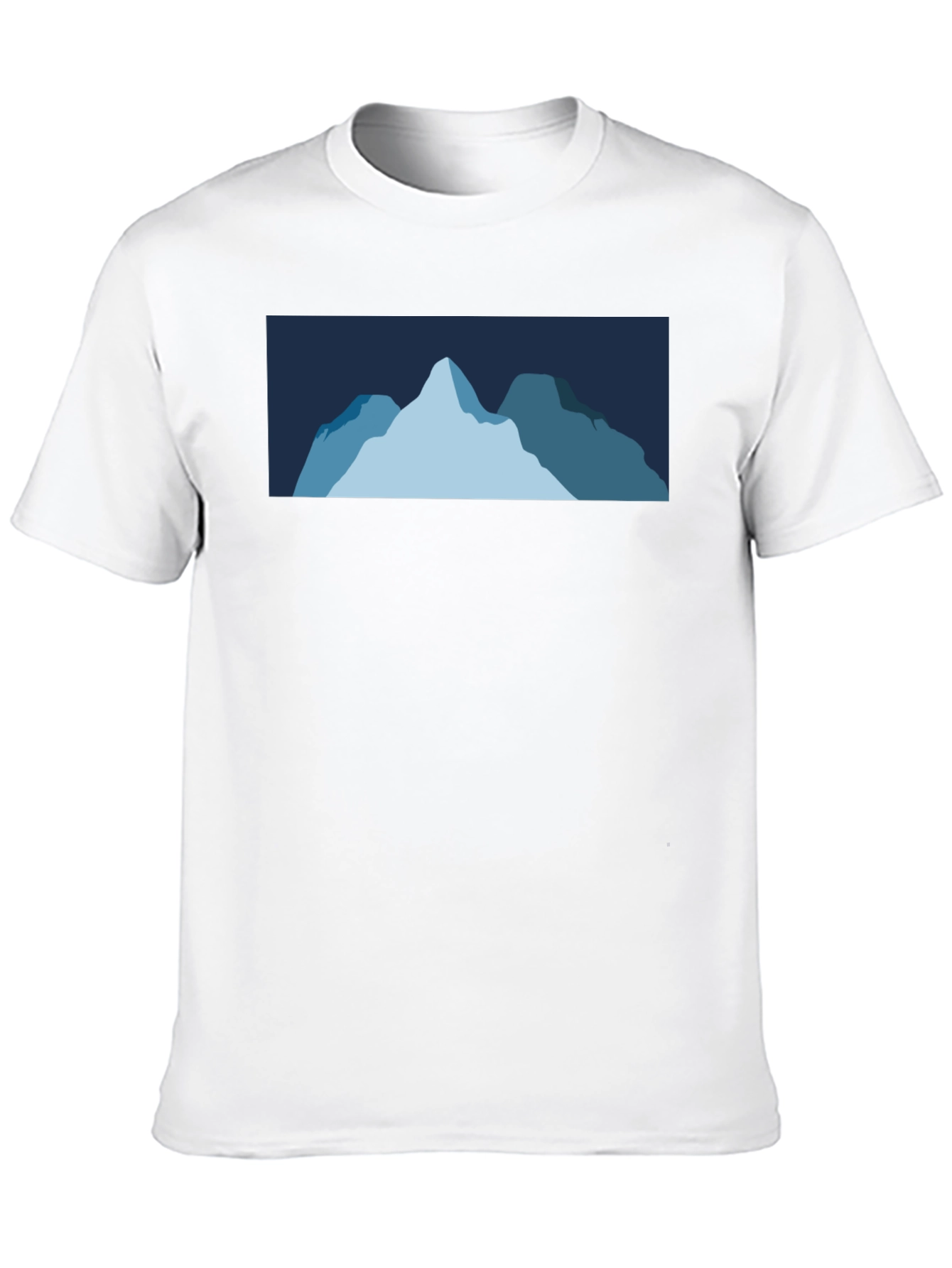 Mountain Graphic Tee - Black Cotton Blend