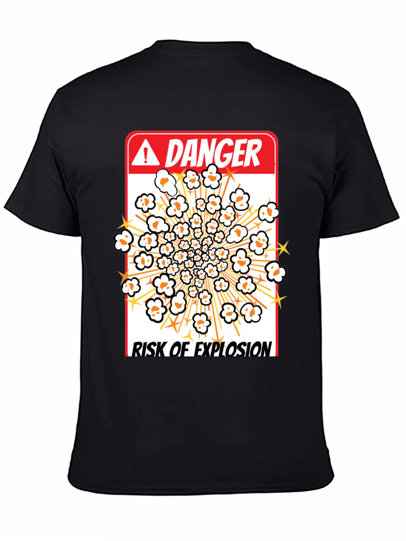 Danger Risk Of Explosion Popcorn T-Shirt