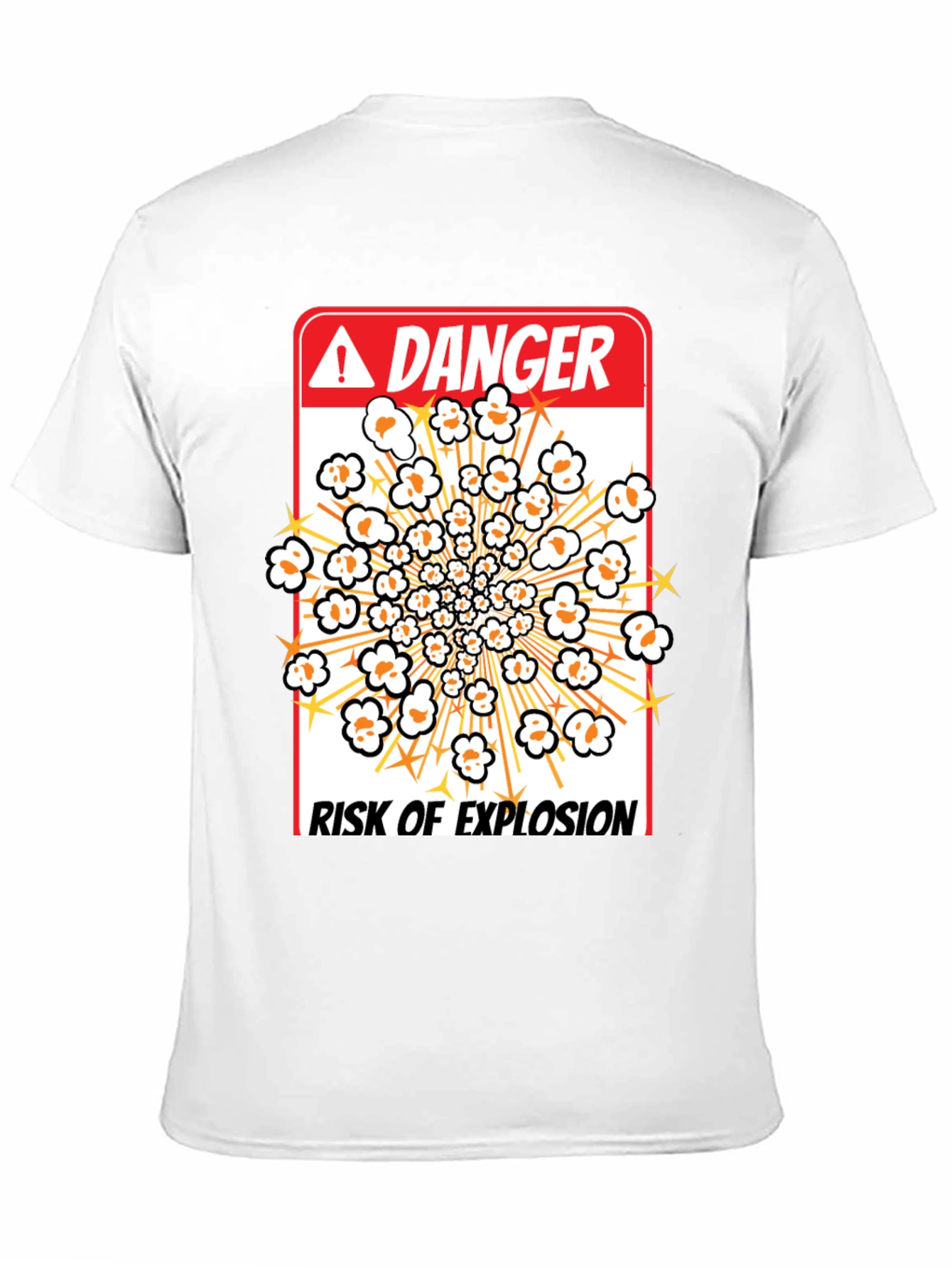 Danger Risk Of Explosion Popcorn T-Shirt