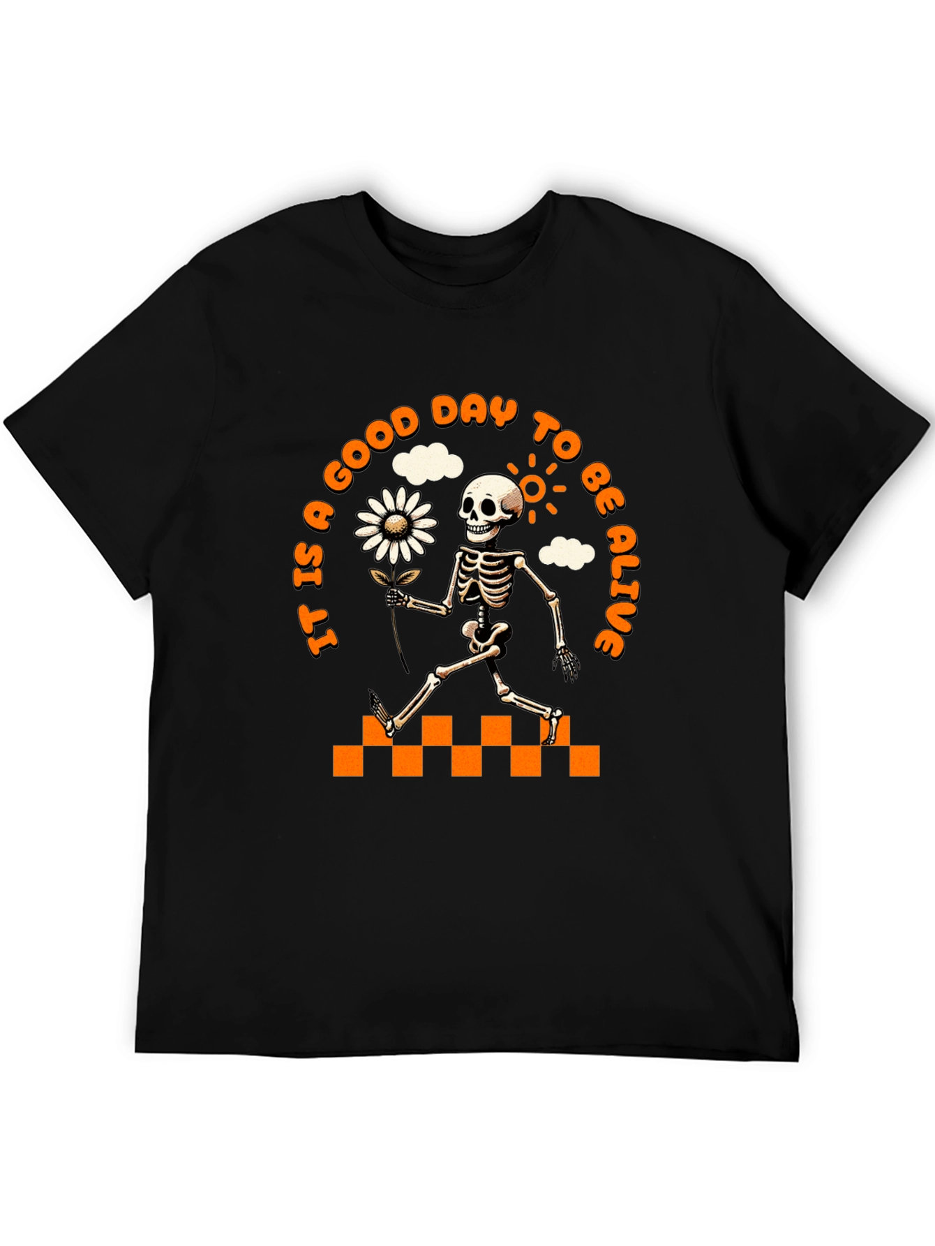 Good Day to Be Alive Skeleton Graphic Tee