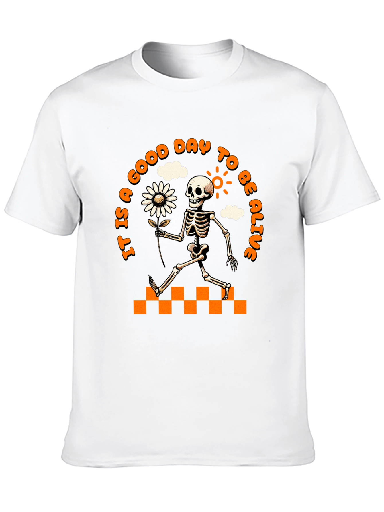 Good Day to Be Alive Skeleton Graphic Tee