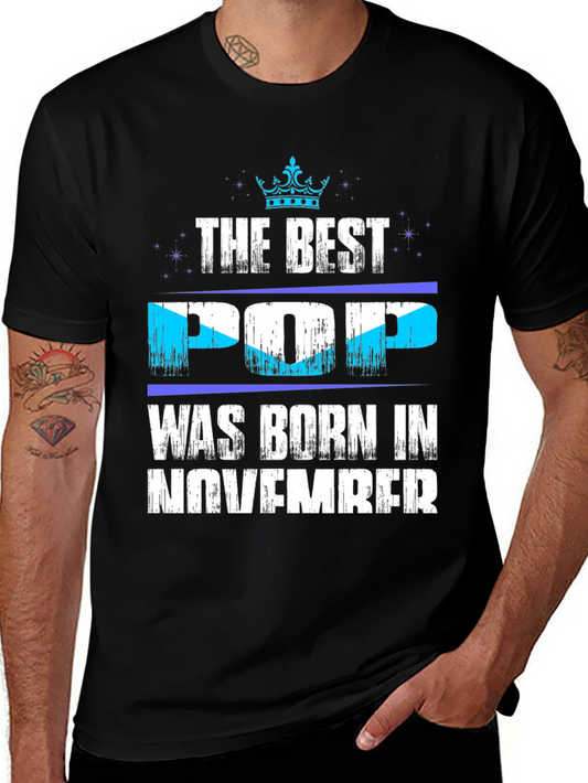 Best Pop Born in November T-Shirt