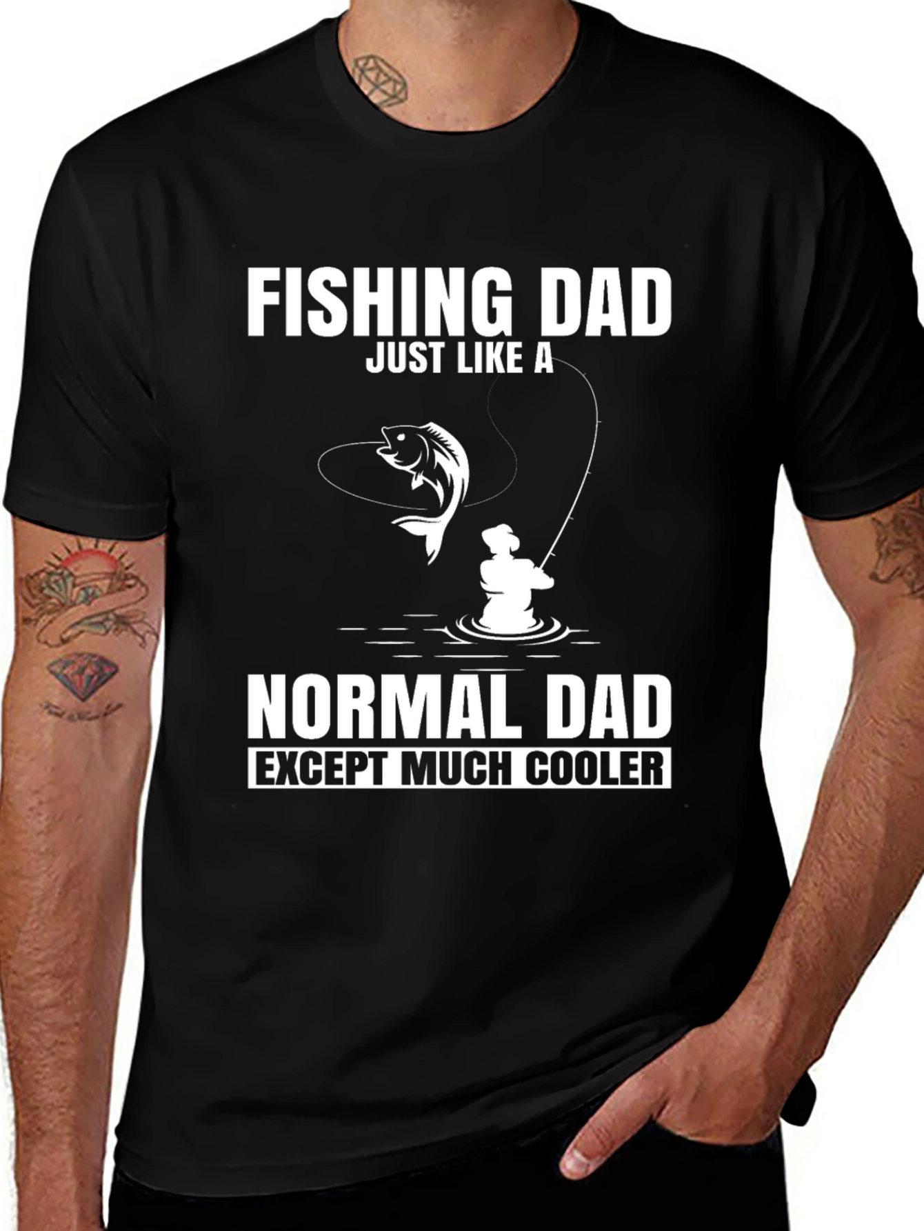 Fishing Dad T-Shirt: Cool Dad Edition