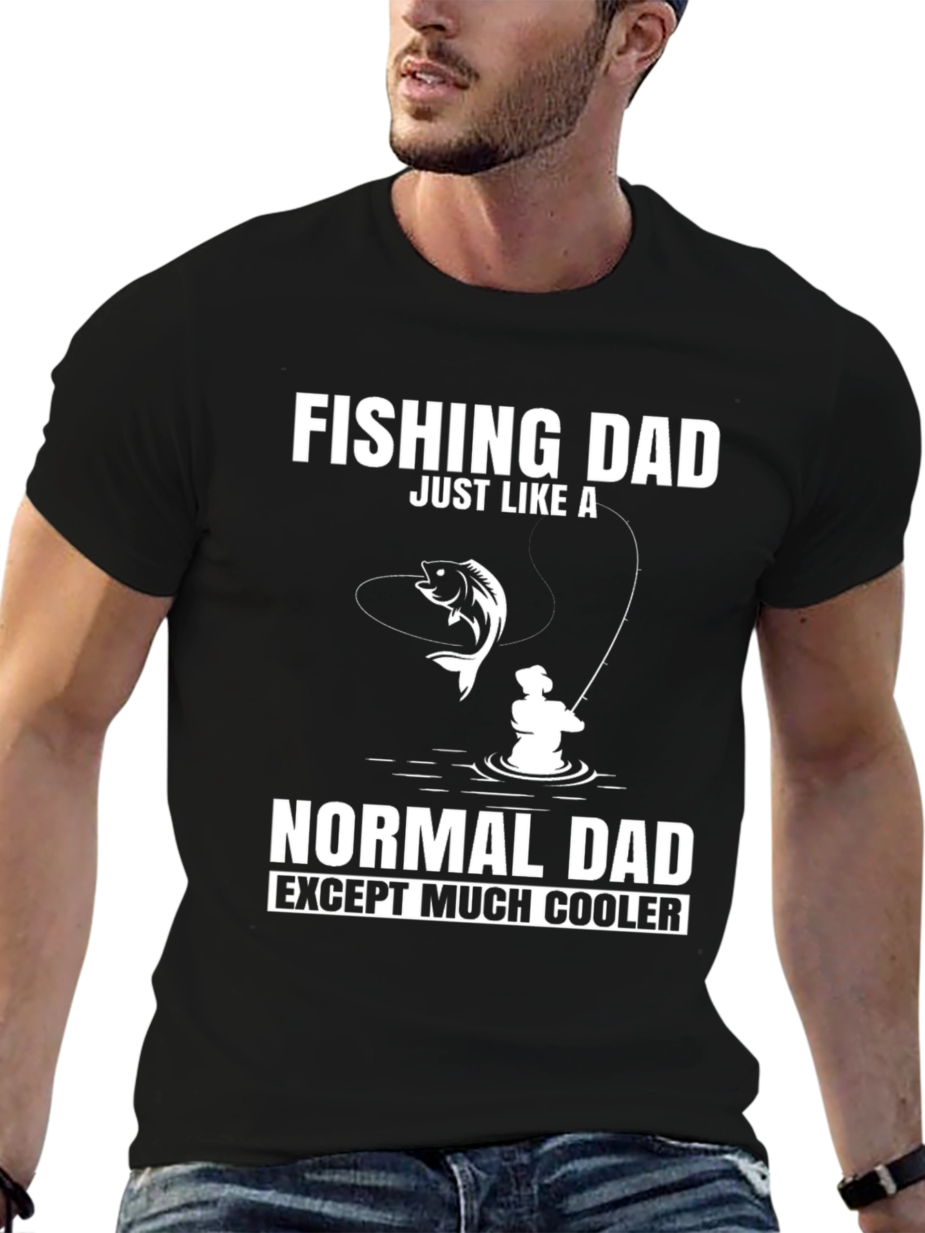 Fishing Dad T-Shirt: Cool Dad Edition