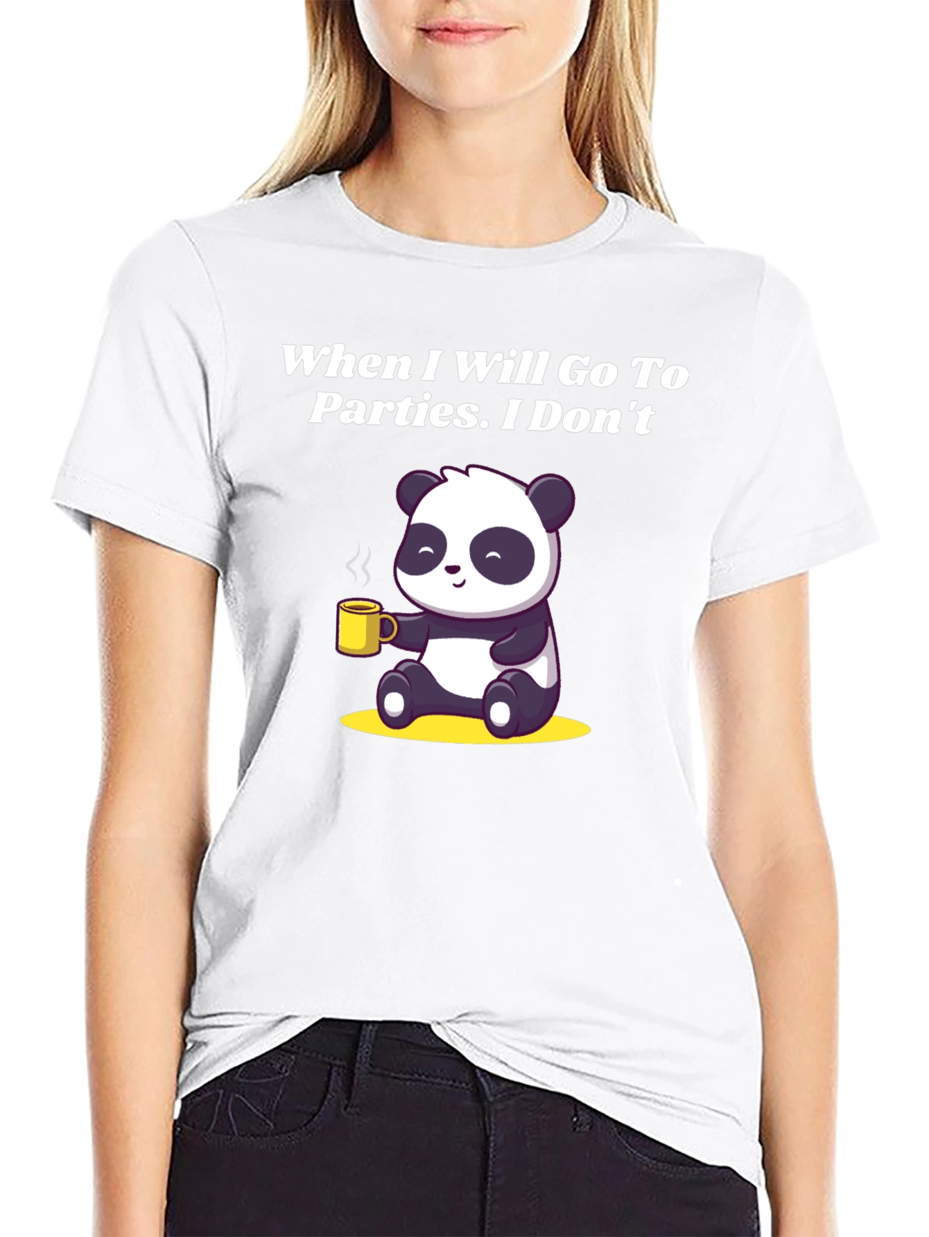 Introvert Panda Graphic Tee