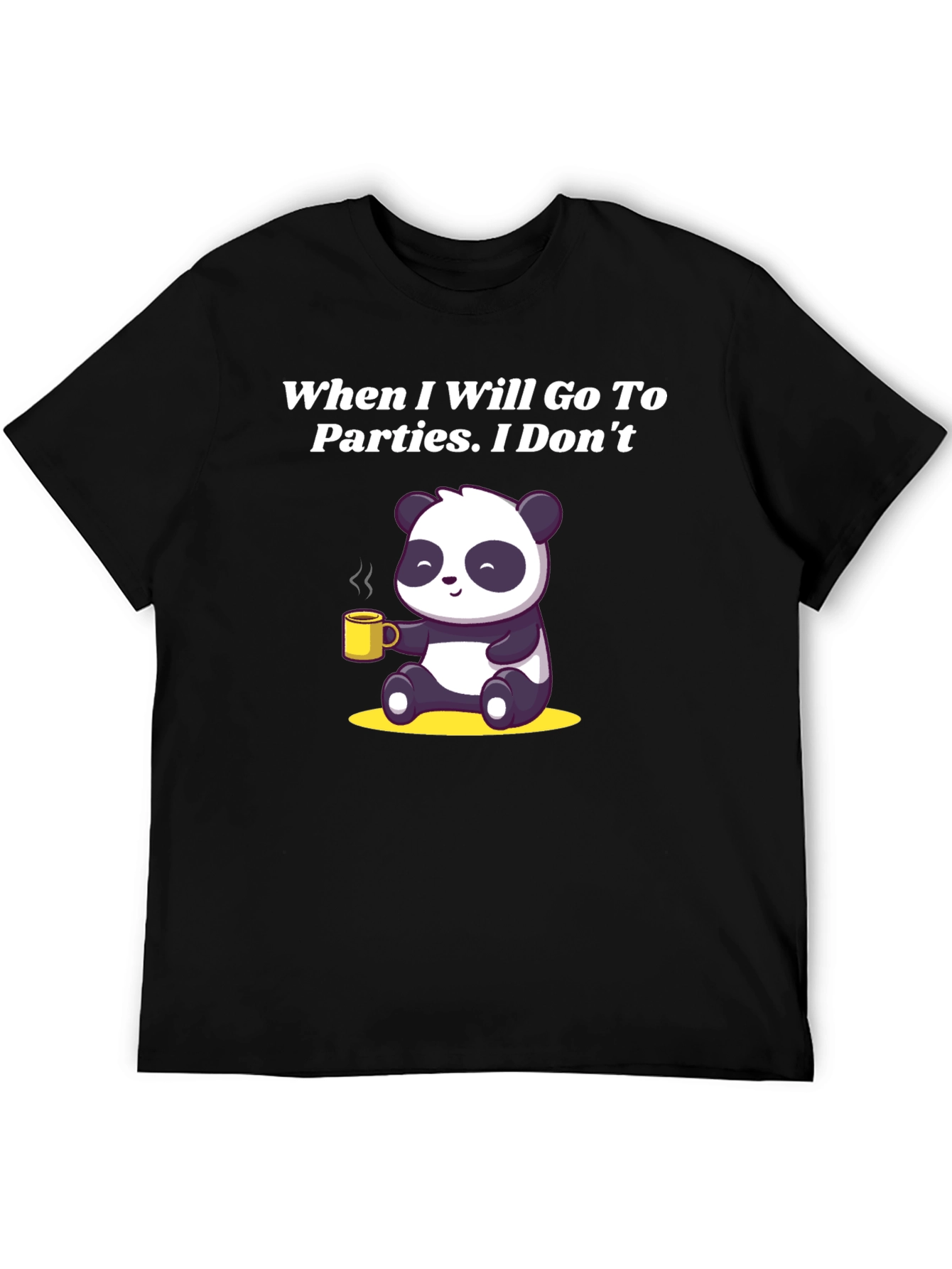 Introvert Panda Graphic Tee
