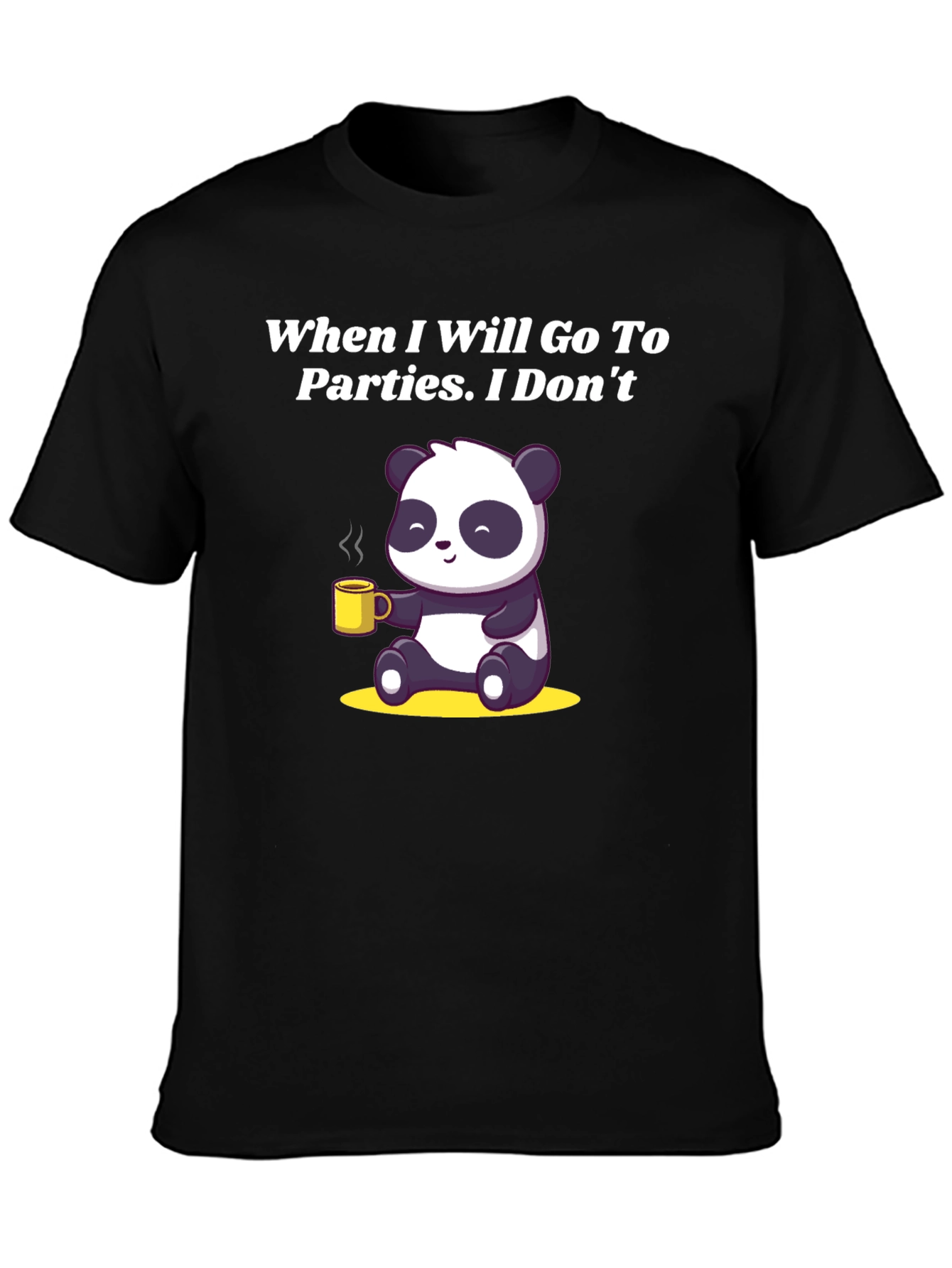 Introvert Panda Graphic Tee