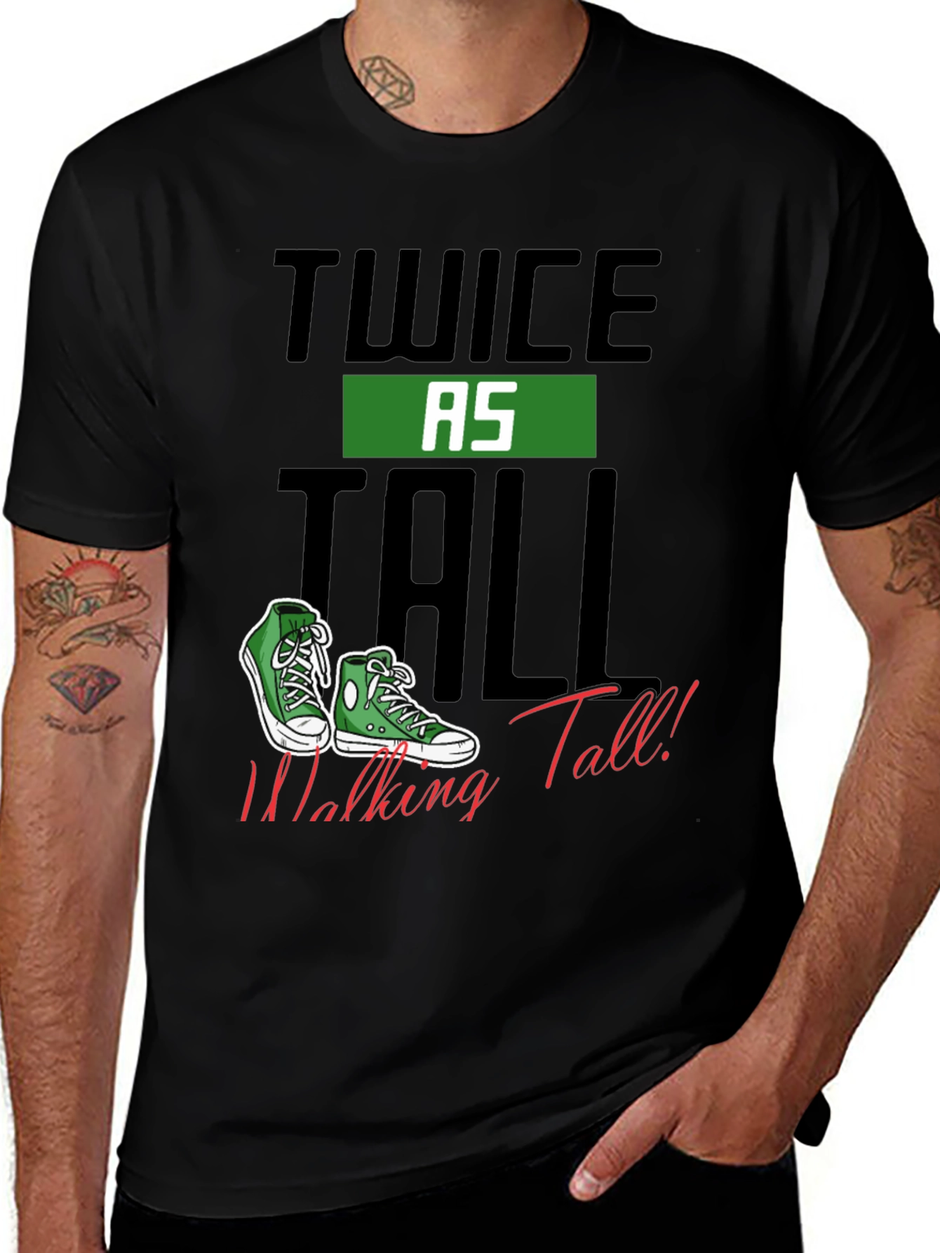 Twice As Tall Graphic Tee - Sneaker Lover Shirt