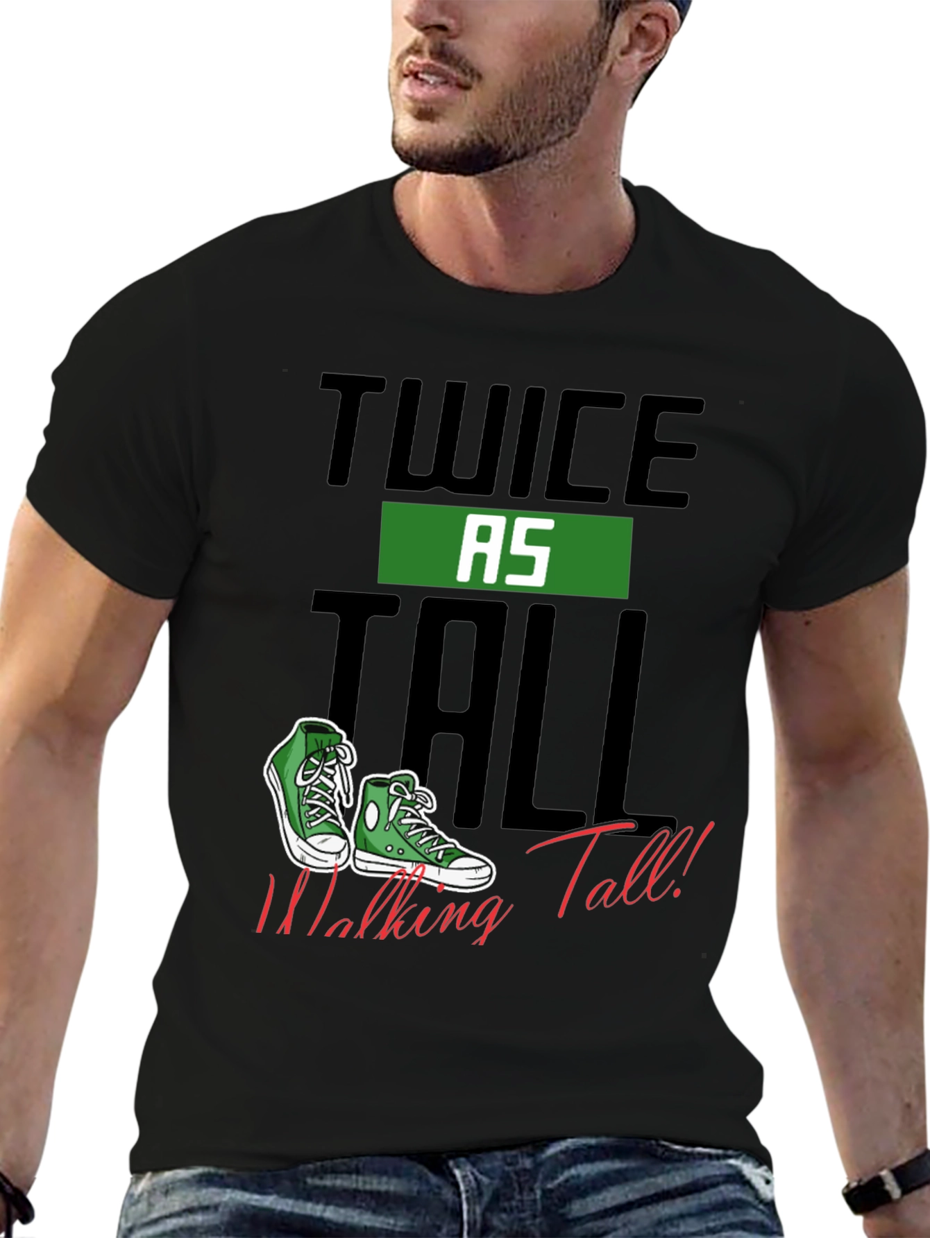 Twice As Tall Graphic Tee - Sneaker Lover Shirt