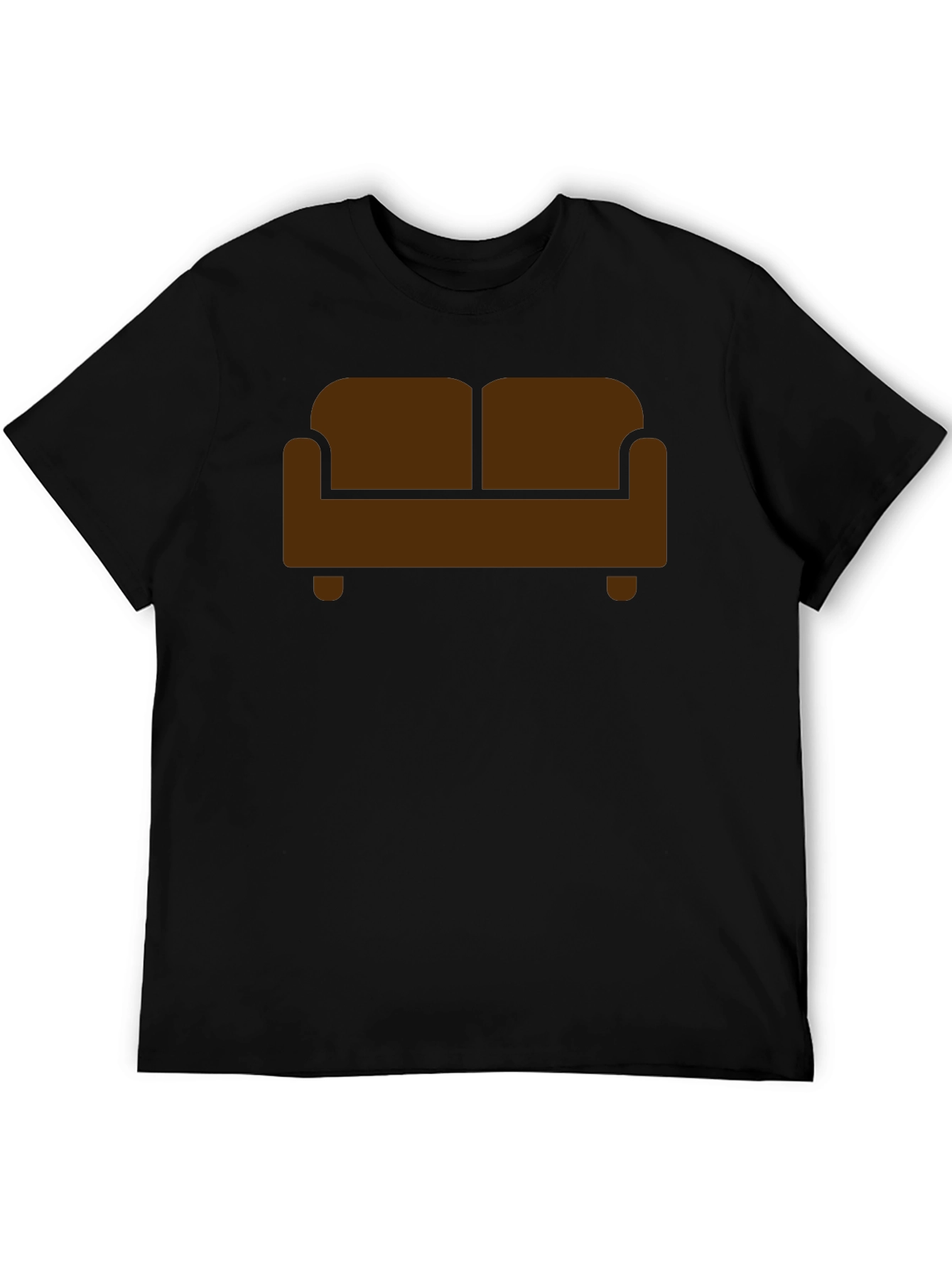 Couch Potato Black Graphic T-Shirt