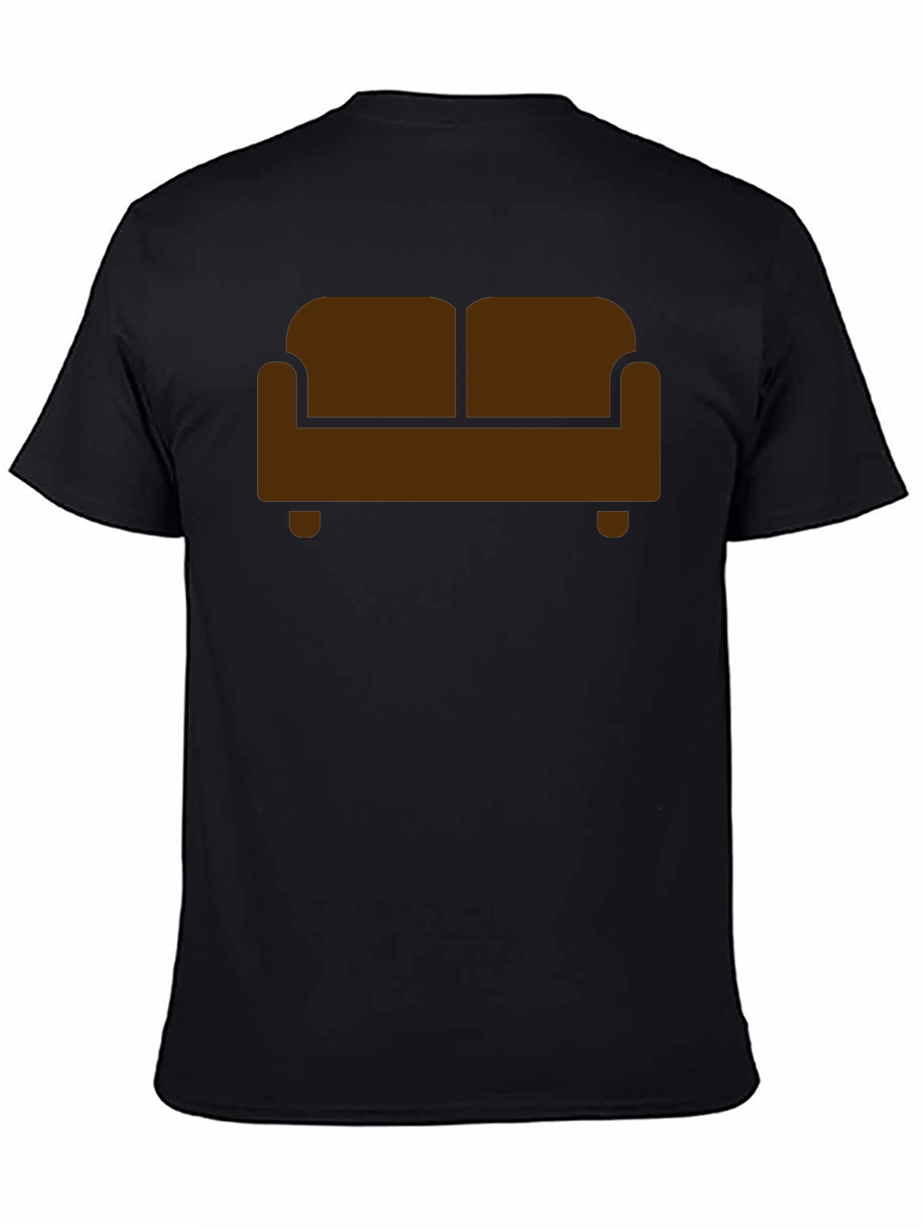 Couch Potato Black Graphic T-Shirt