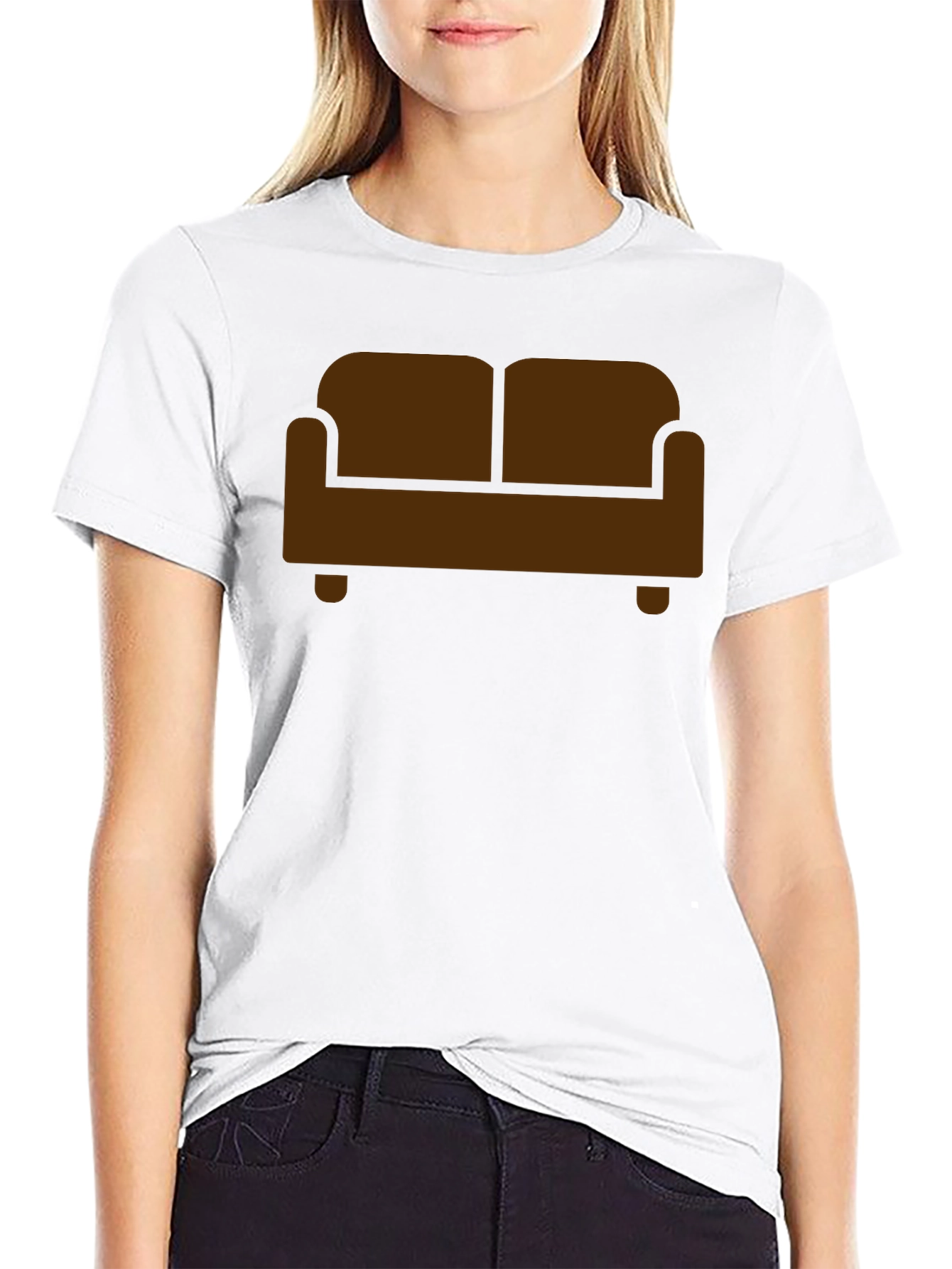 Couch Potato Black Graphic T-Shirt