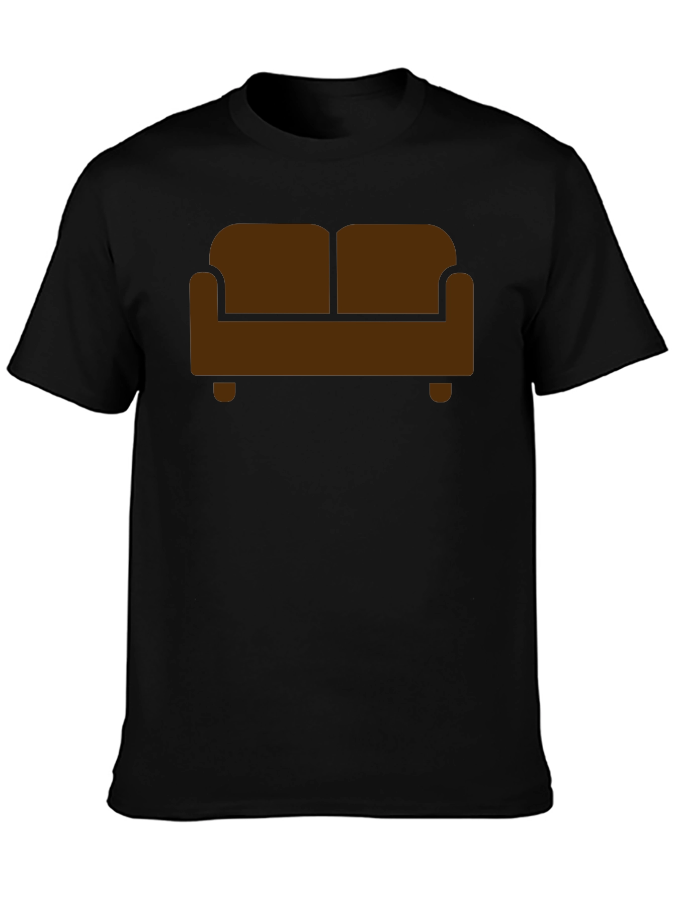 Couch Potato Black Graphic T-Shirt