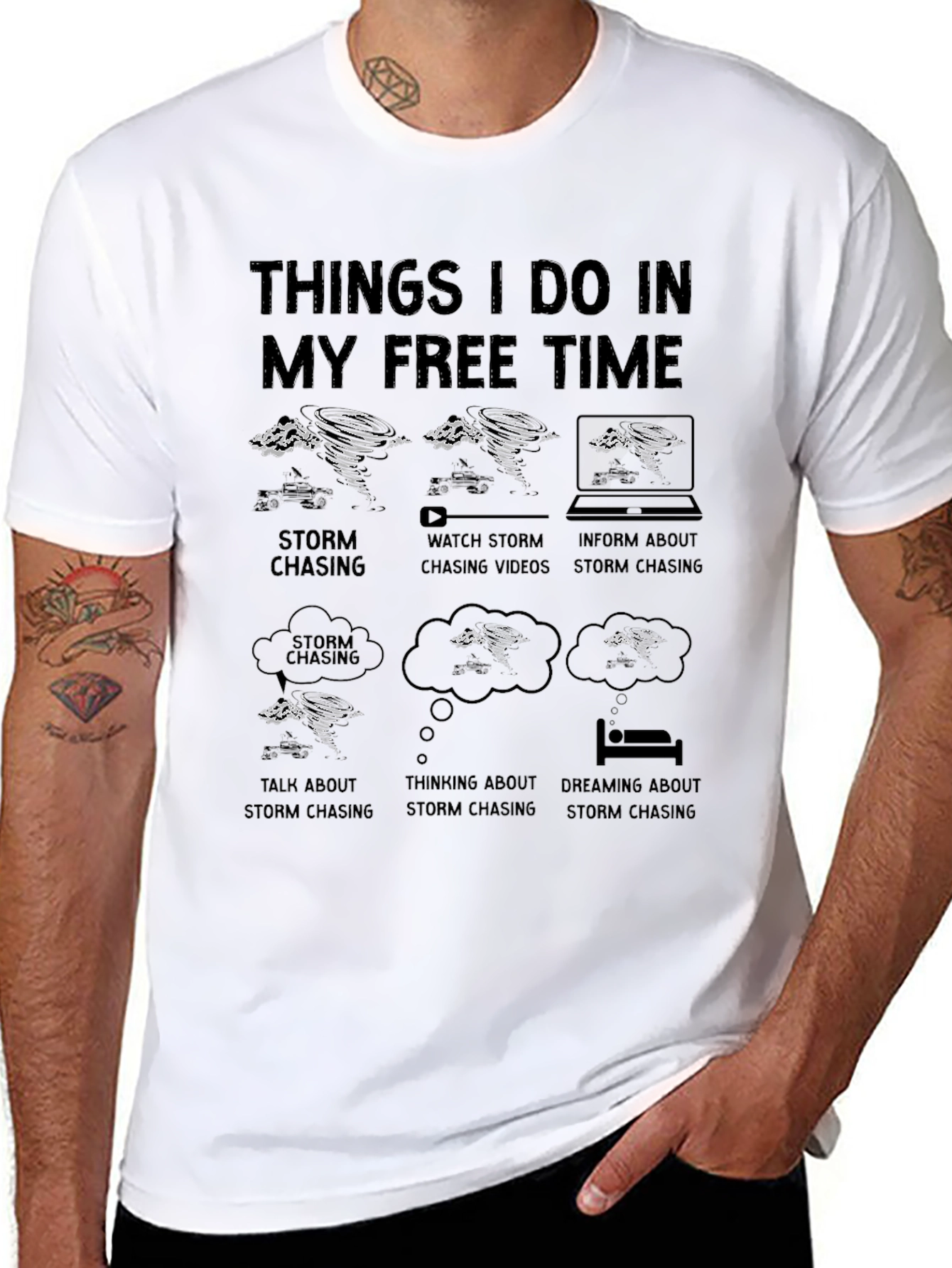 Storm Chasing Free Time T-Shirt