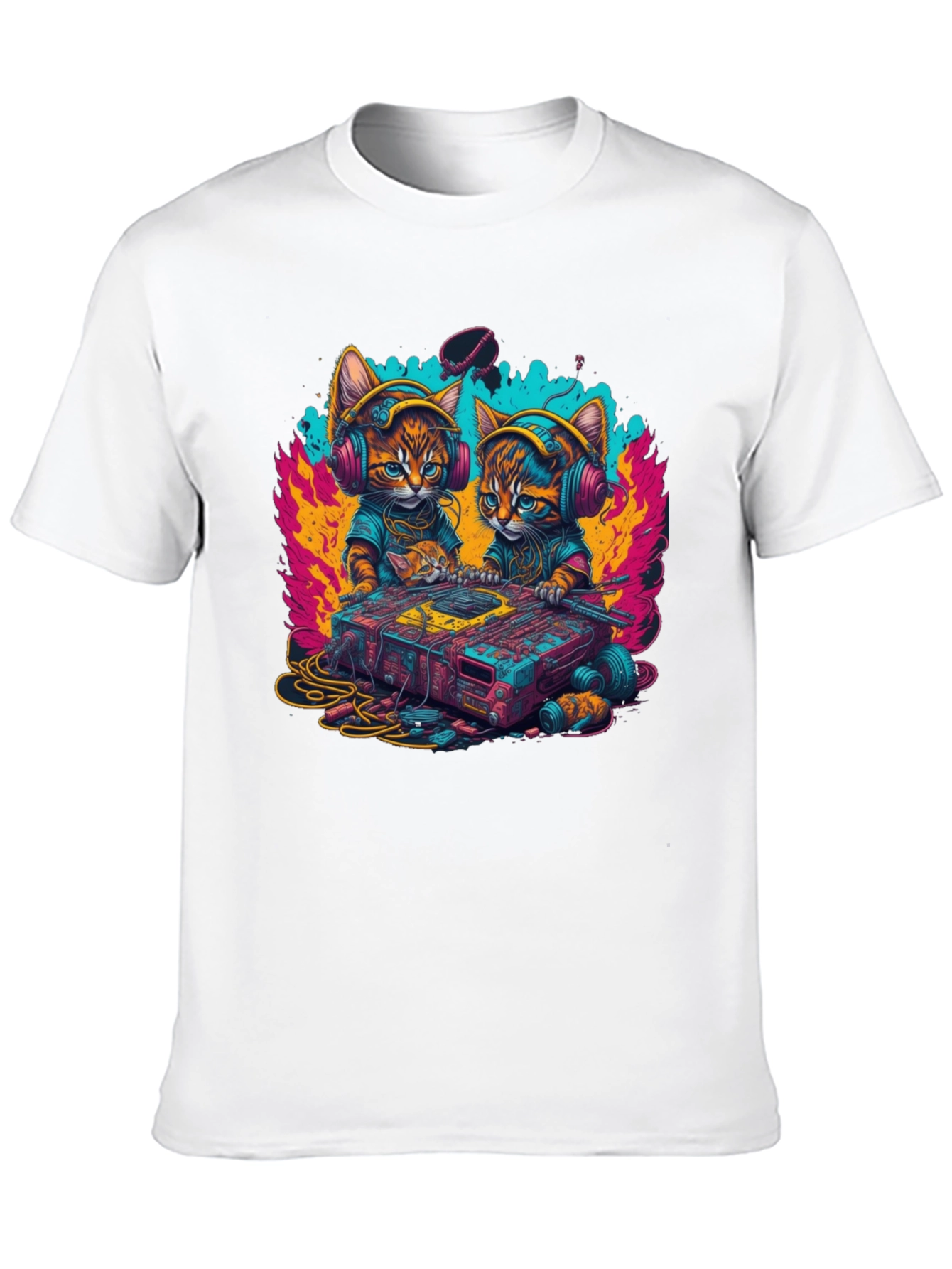 DJ Cat T-Shirt - Music Lover Tee