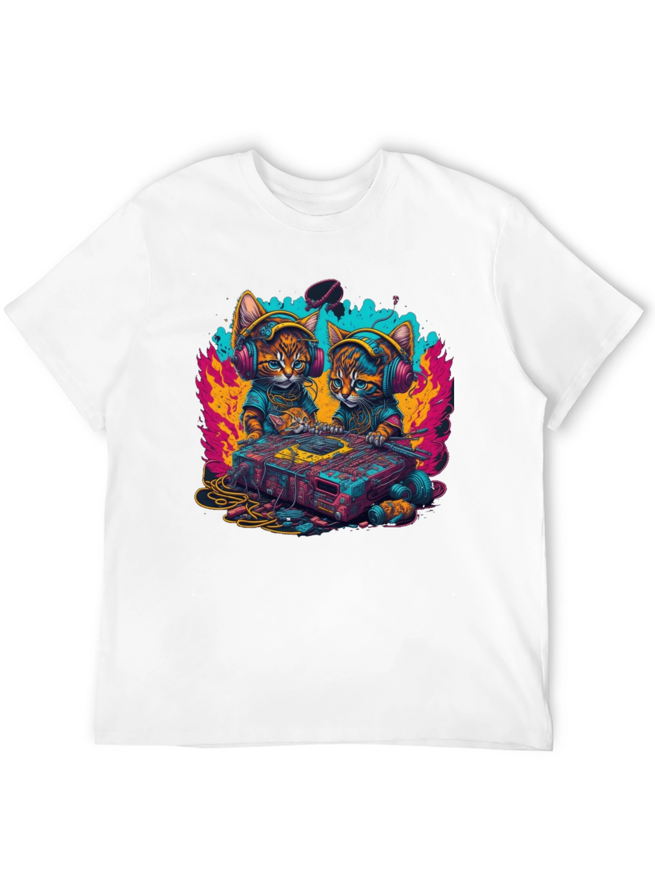 DJ Cat T-Shirt - Music Lover Tee