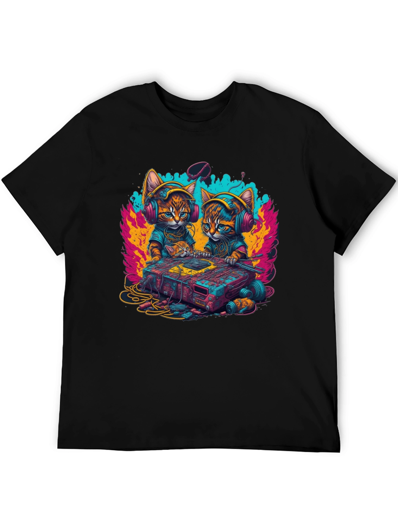 DJ Cat T-Shirt - Music Lover Tee