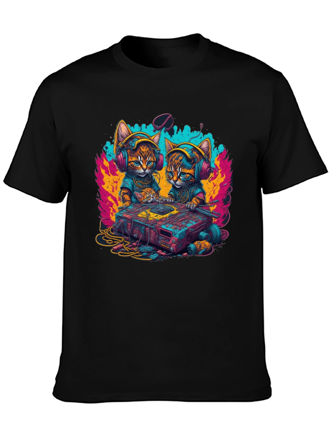 DJ Cat T-Shirt - Music Lover Tee