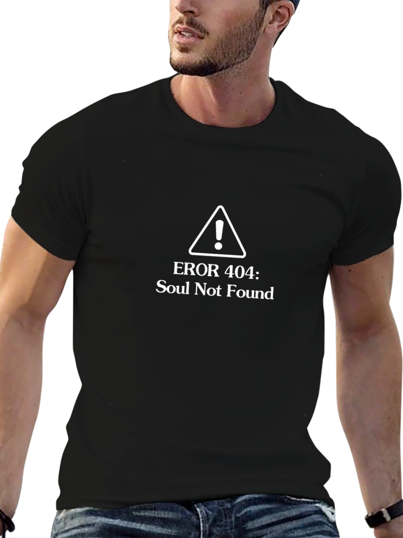 Error 404 Soul Not Found Graphic Tee