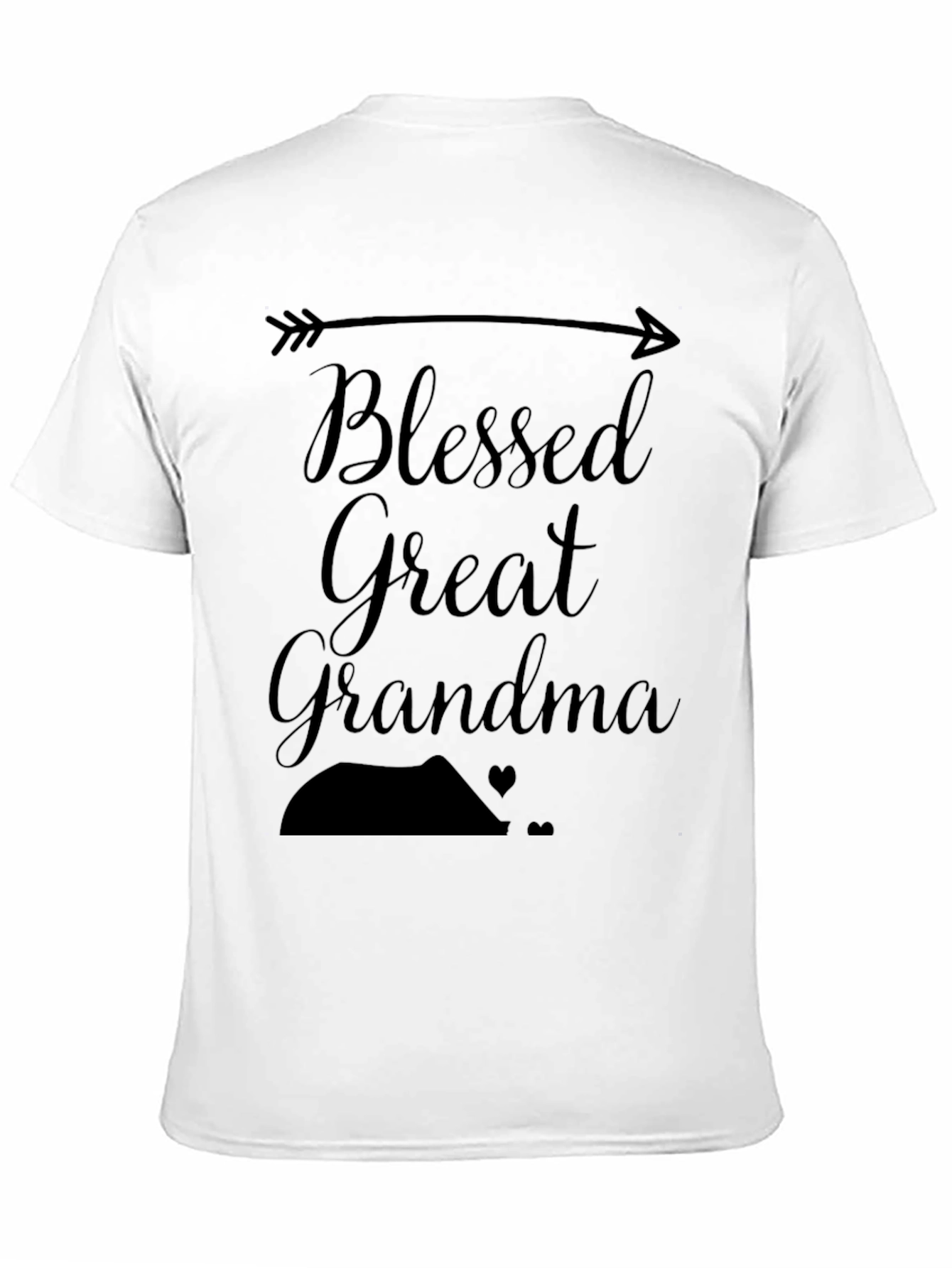 Blessed Great Grandma Black T-Shirt