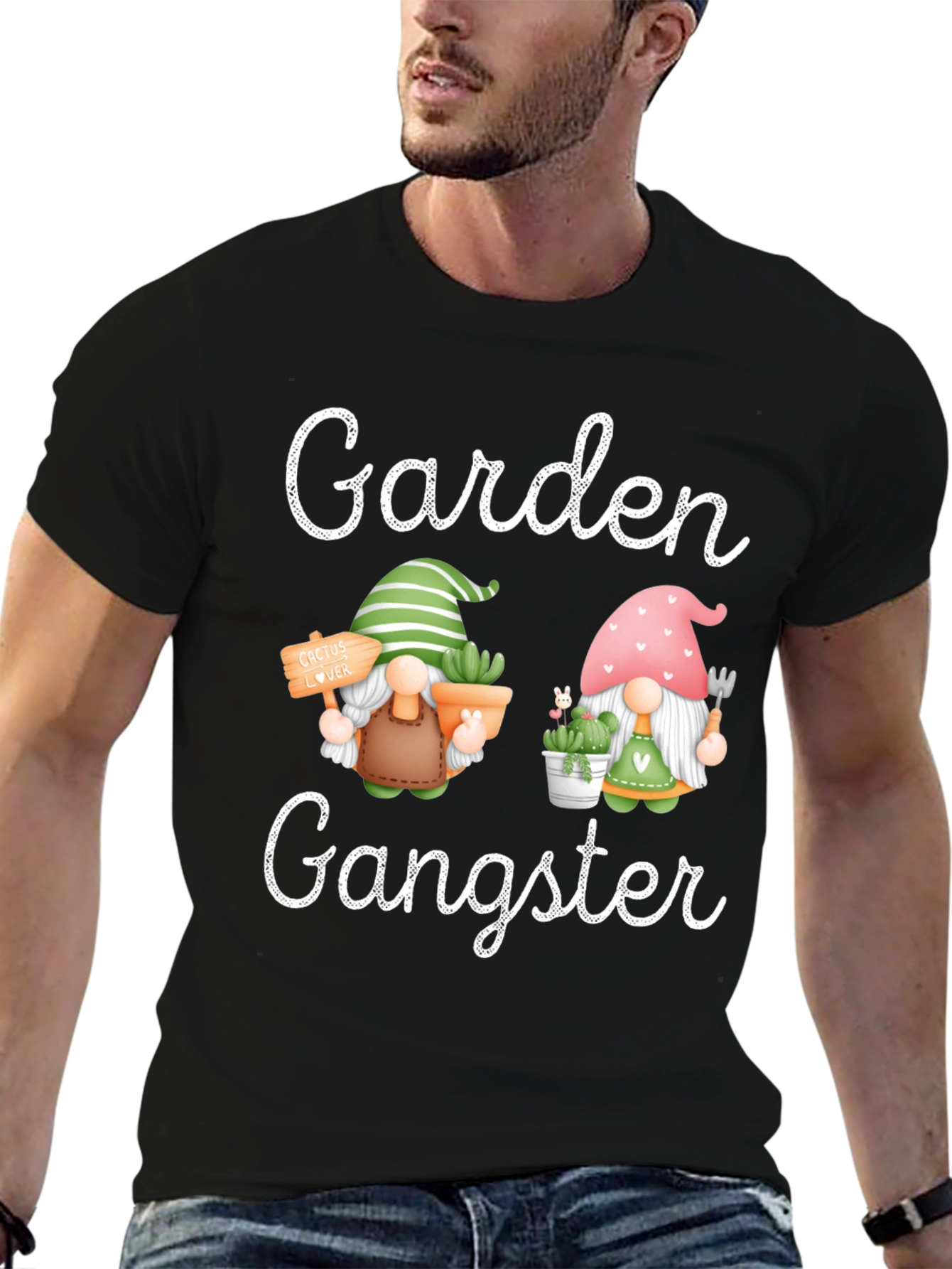 Garden Gangster T-Shirt - Novelty Gardener Humor