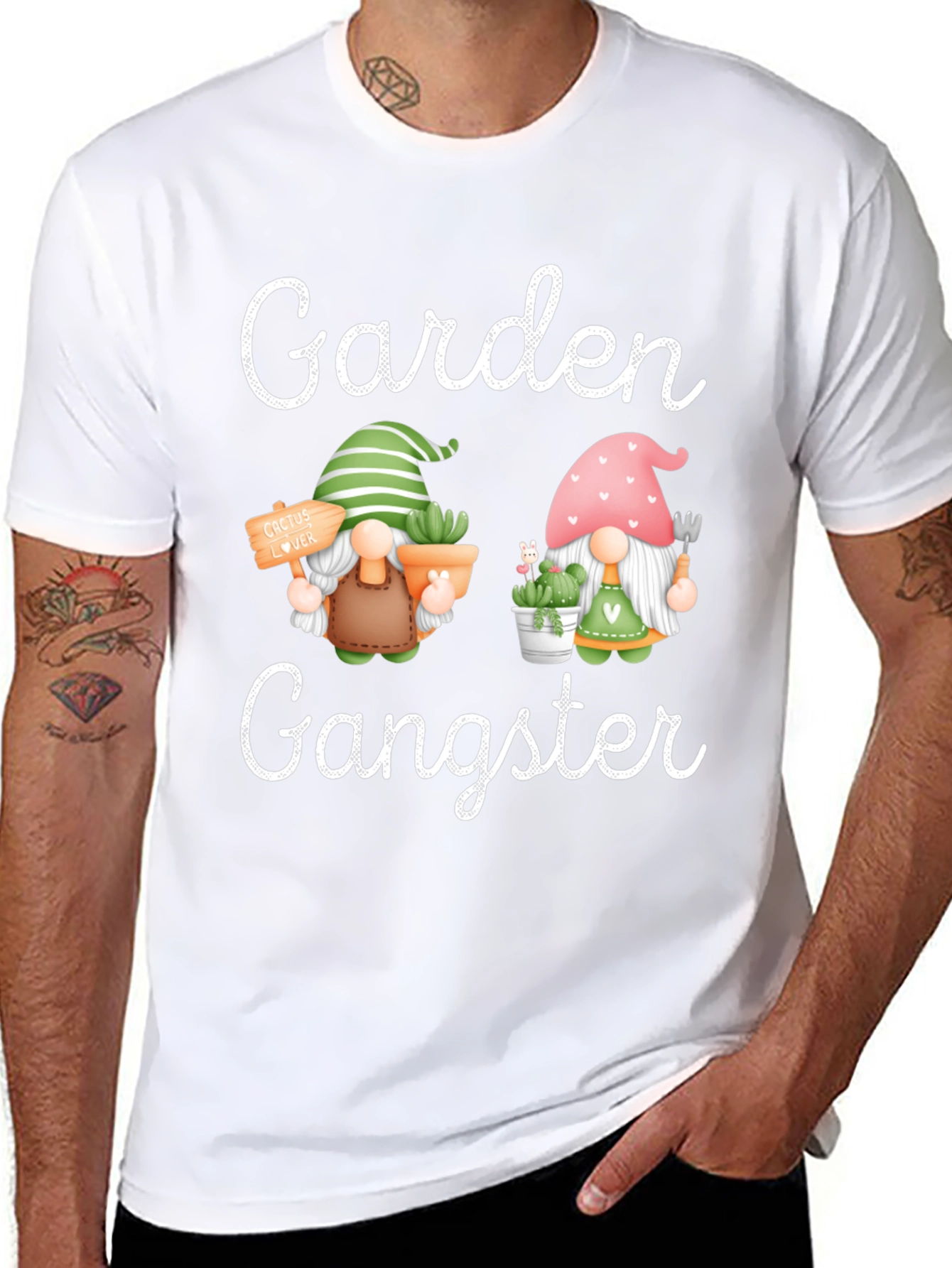 Garden Gangster T-Shirt - Novelty Gardener Humor