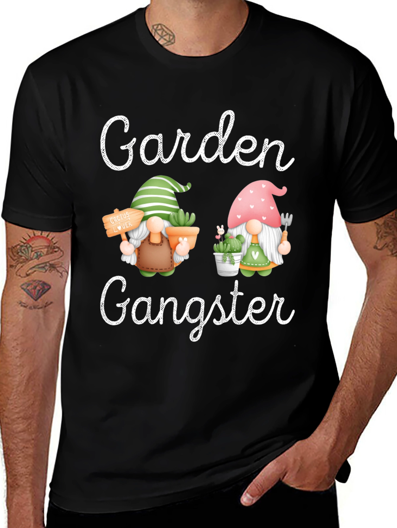 Garden Gangster T-Shirt - Novelty Gardener Humor