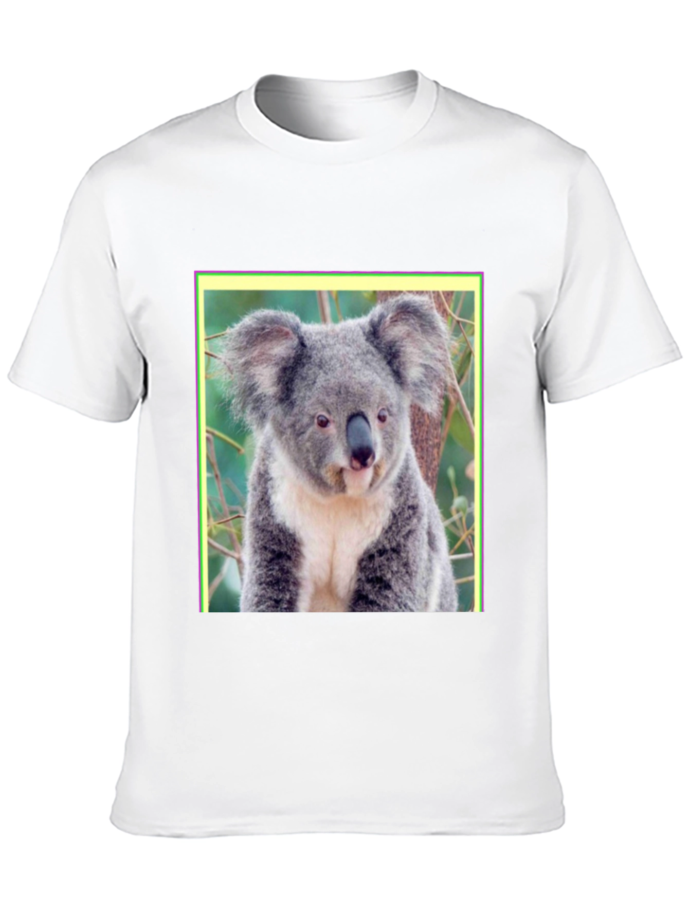Koala Bear Graphic Tee - Mens Black T-Shirt
