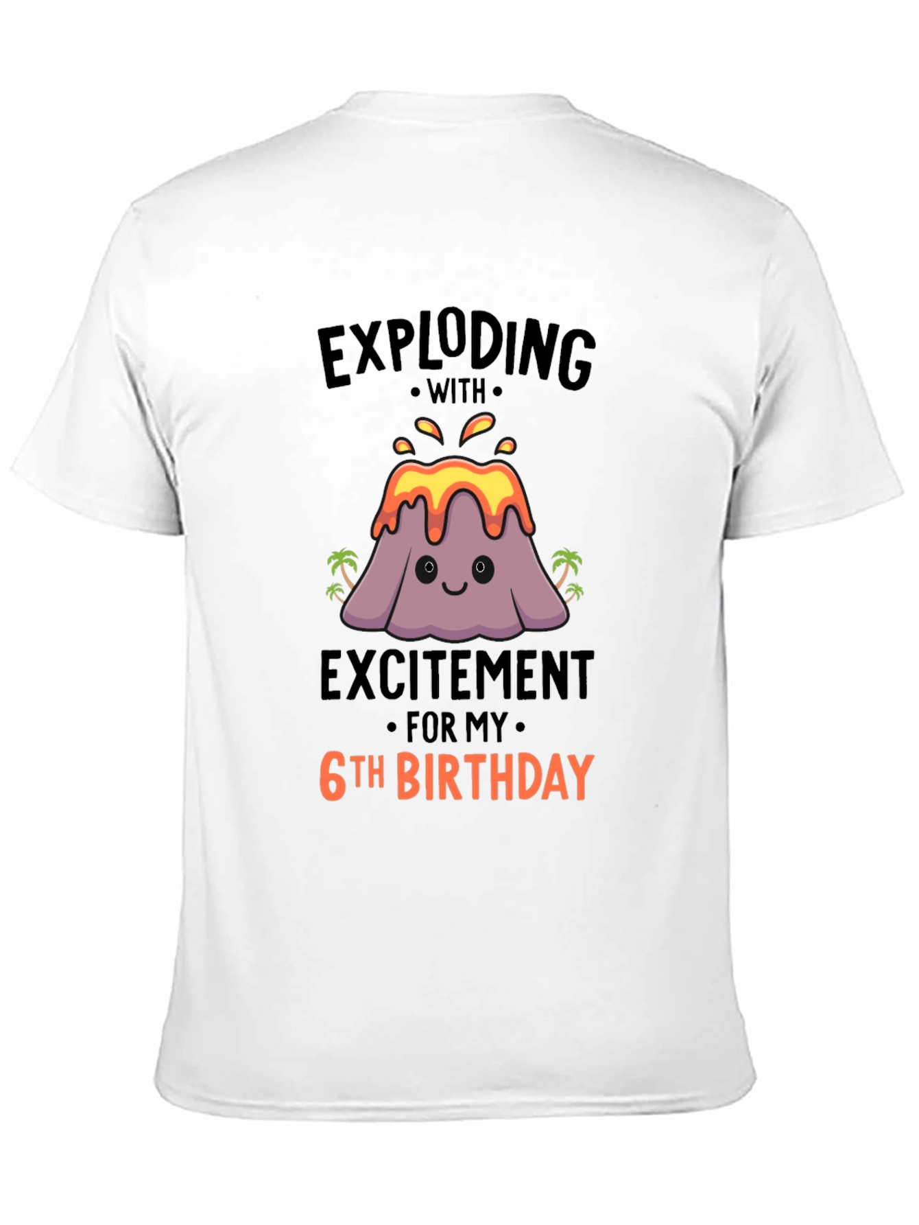 Exploding With Excitement 6th Birthday T-Shirt