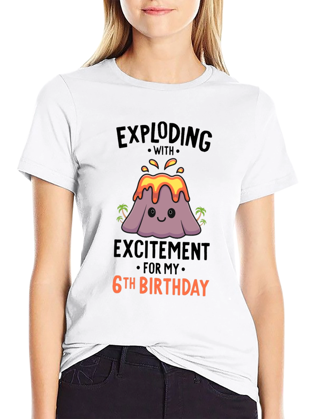 Exploding With Excitement 6th Birthday T-Shirt