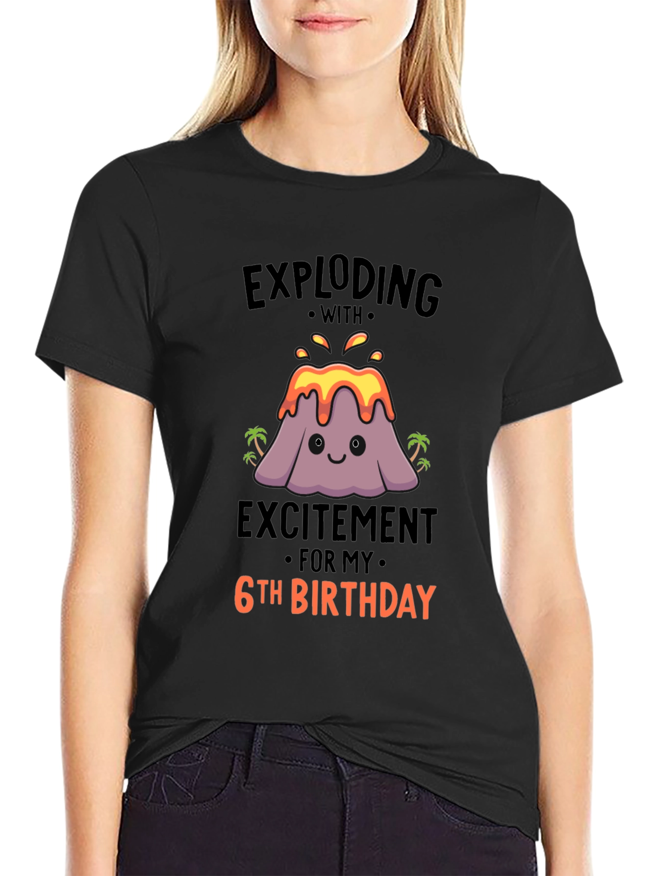Exploding With Excitement 6th Birthday T-Shirt