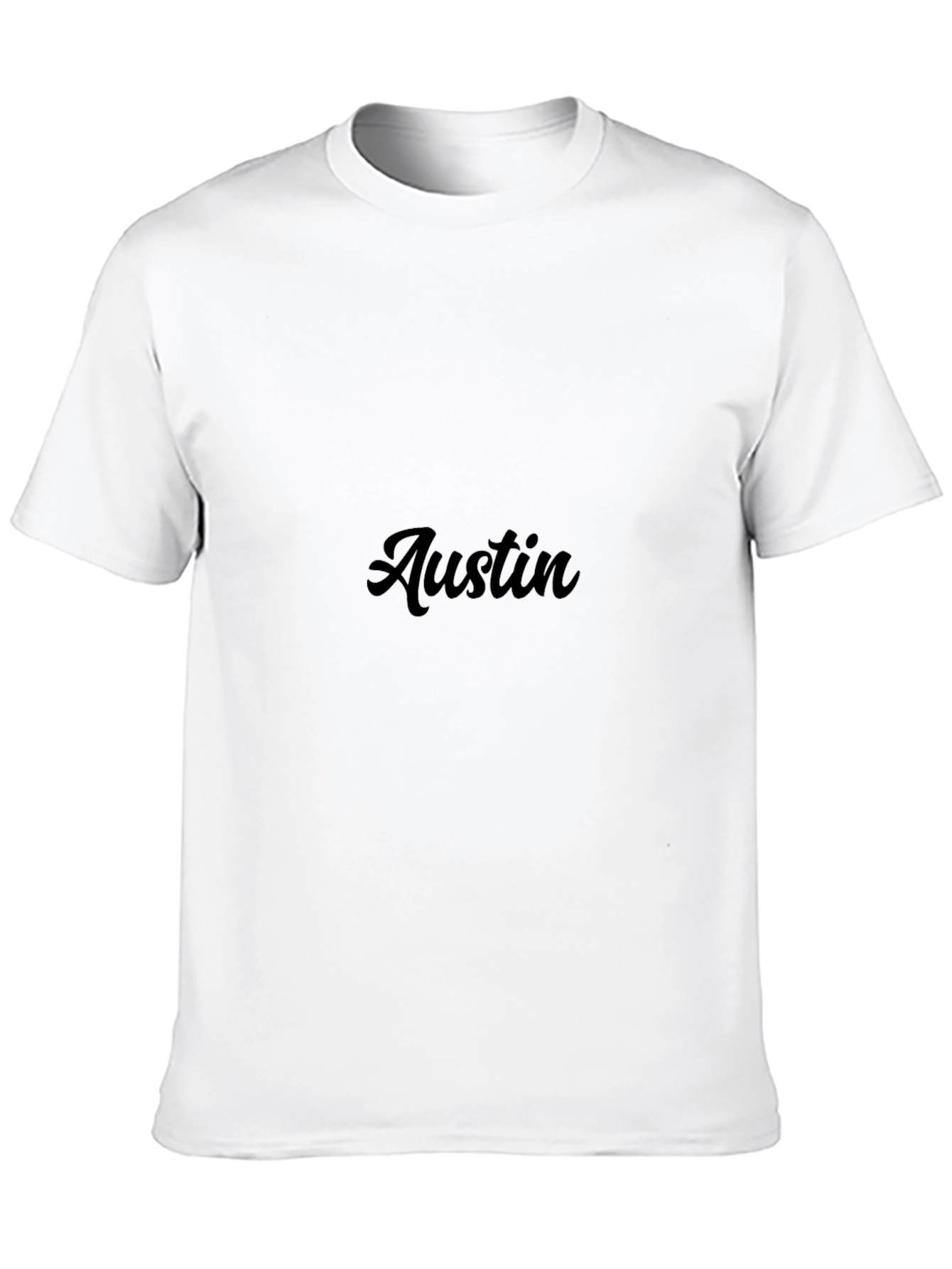 Austin Script Black T-Shirt