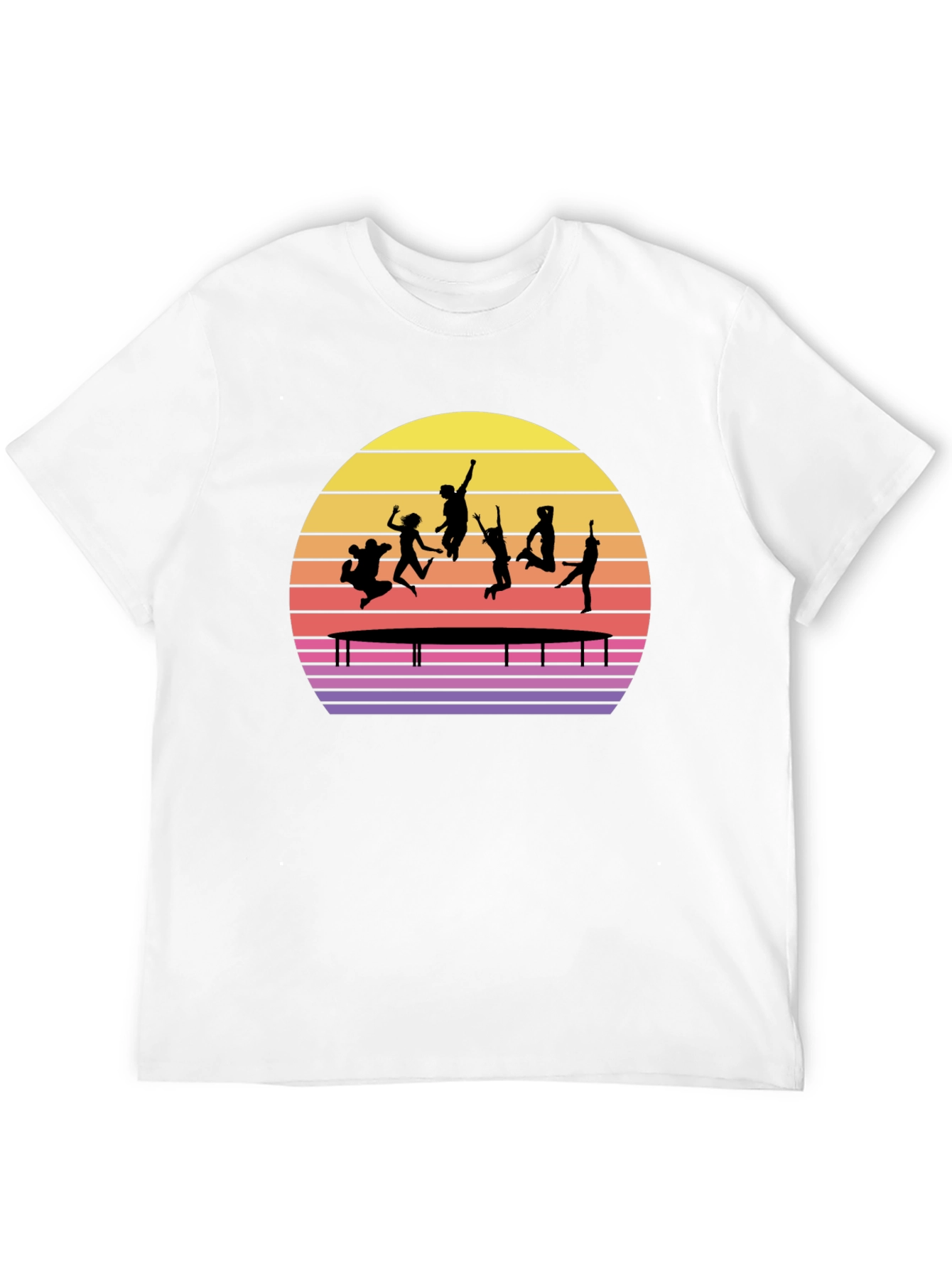 Trampoline Sunset Graphic Tee